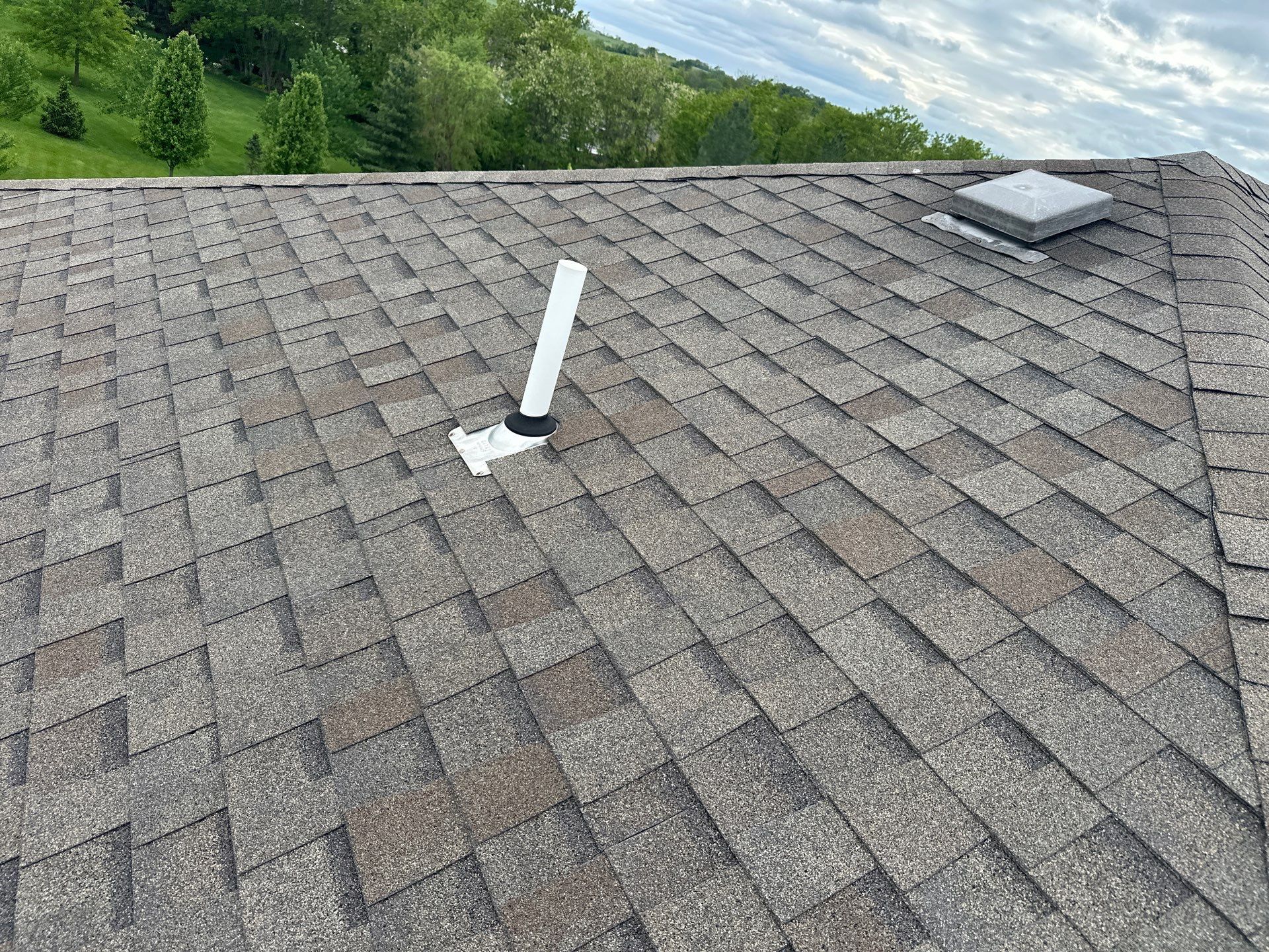 Asphalt Shingle Roof Replacement and Pipe Boot Installation in Kearney by Liberty Roofing