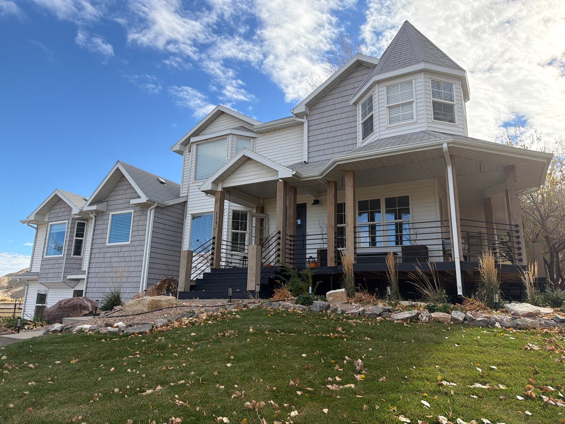 Project in Duchesne by Master Rain Gutters.