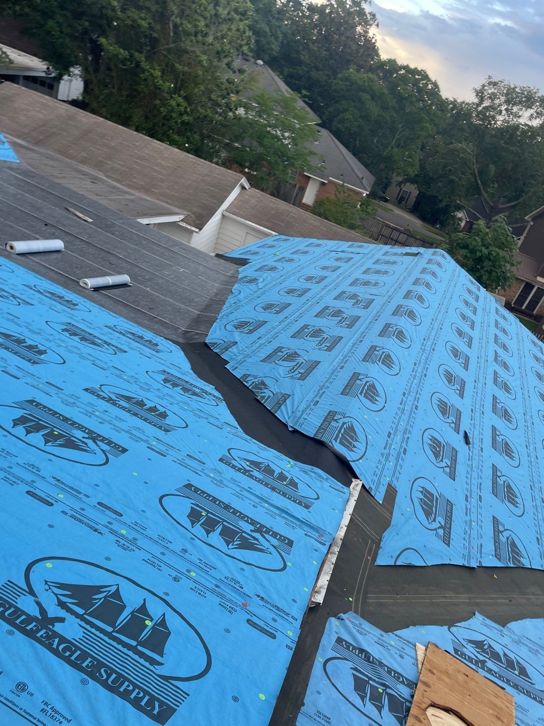 Residential Roofing Installation using Roof Replacement by American Roofing & Construction LLC