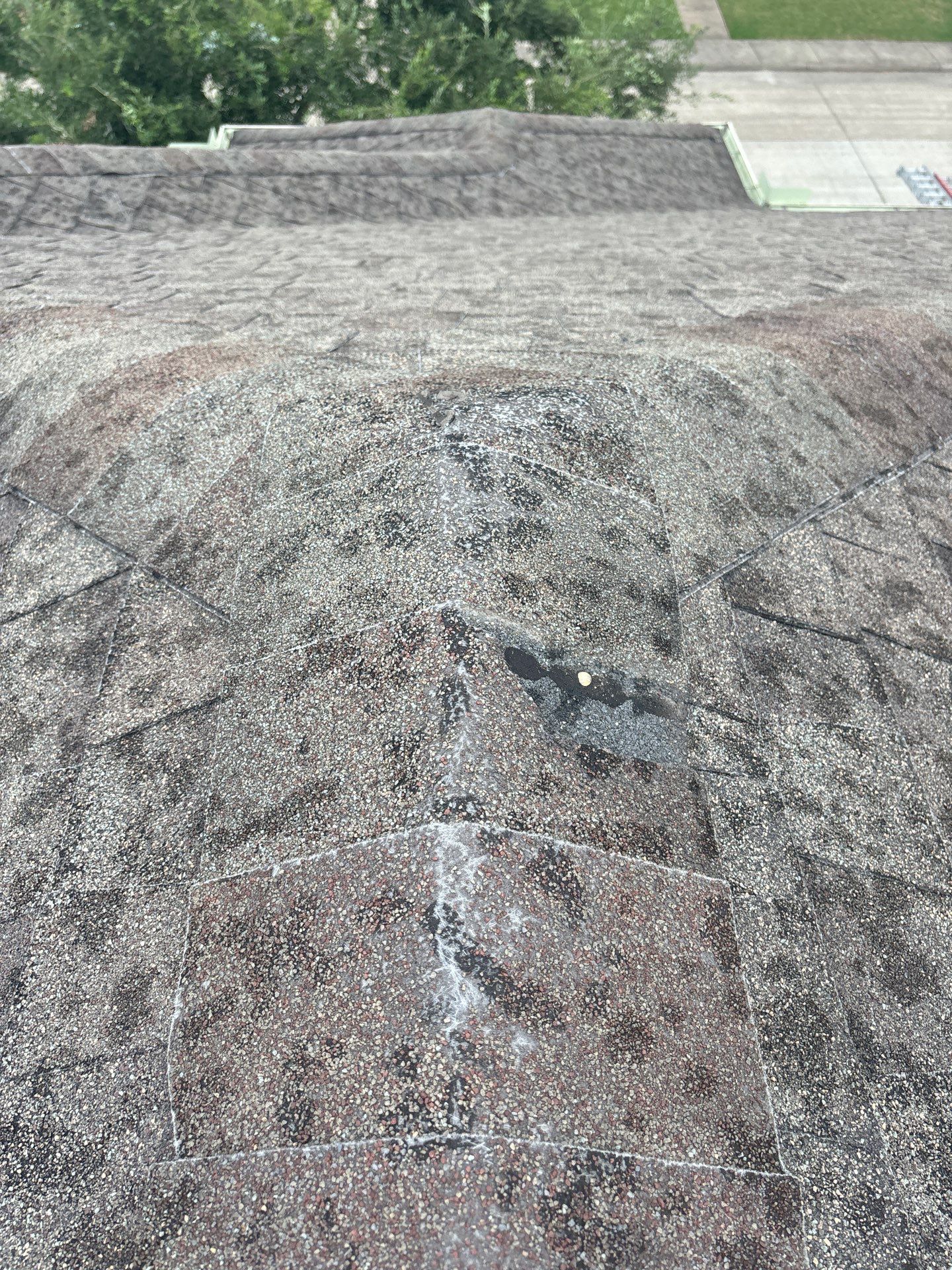 Hail Damage using Owen's Corning Duration (Lifetime) Shingles by Roof Repair Company