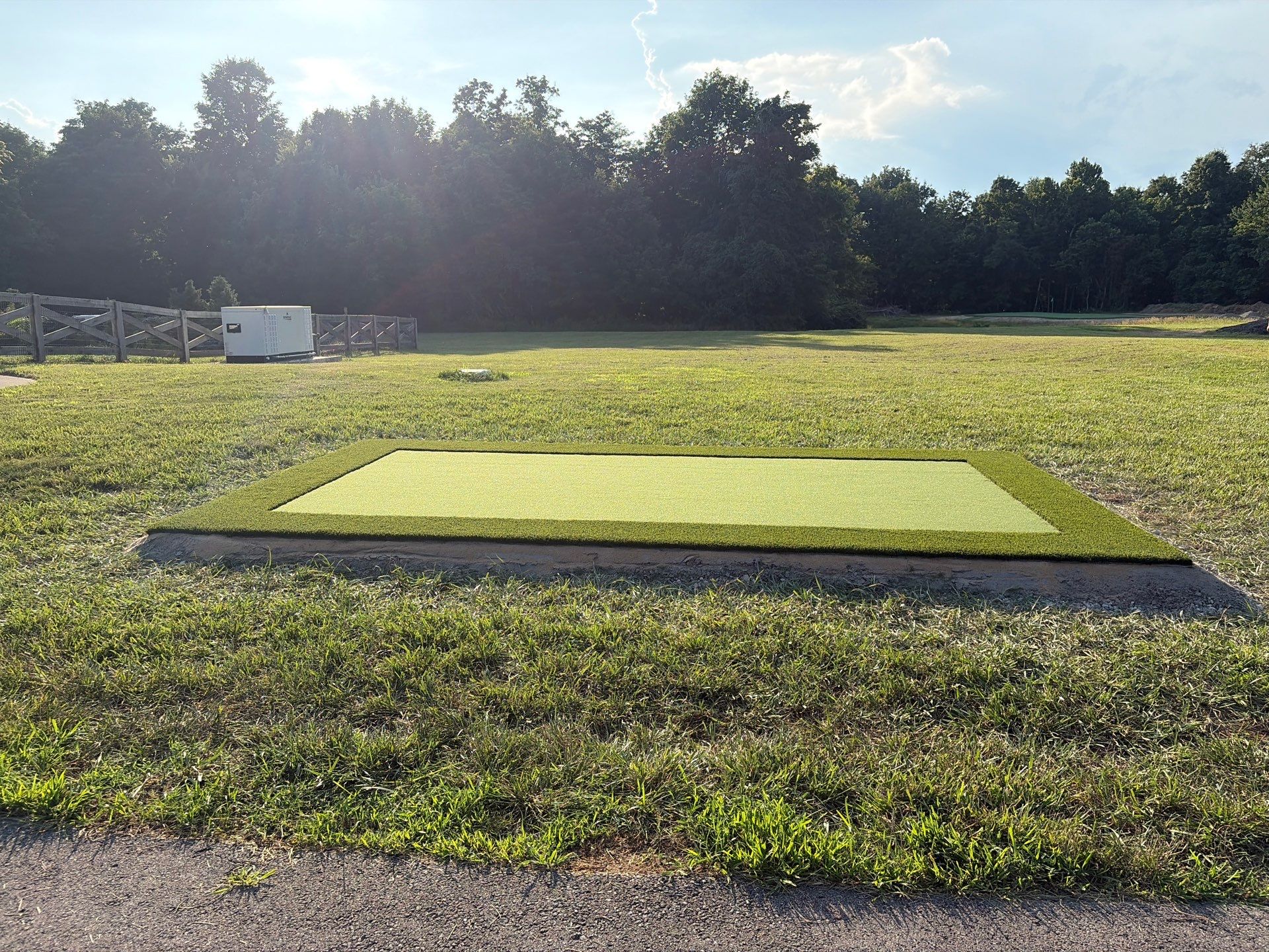 Custom Replica Golf Green and Tee Boxes in Batavia, Ohio by Southwest Greens Midwest