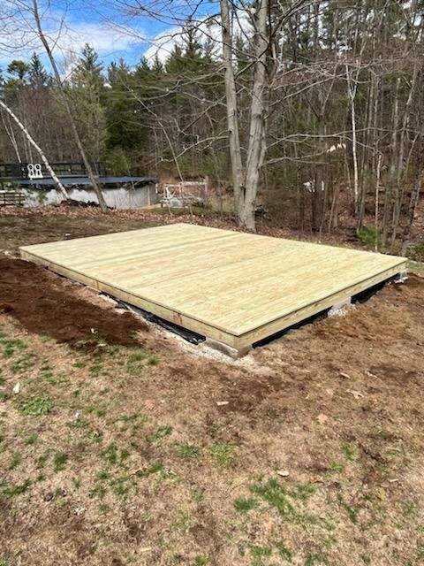Platform deck construction and gazebo assembly by Freedom Handyman Services