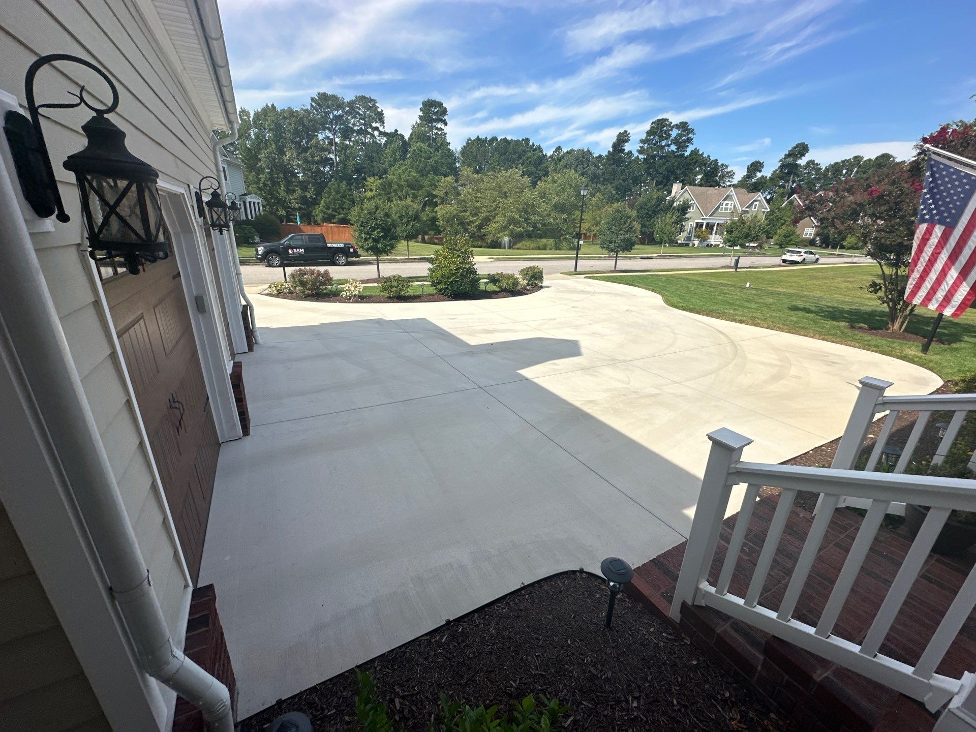 Project in Virginia Beach by Sam The Concrete Man Virginia Beach