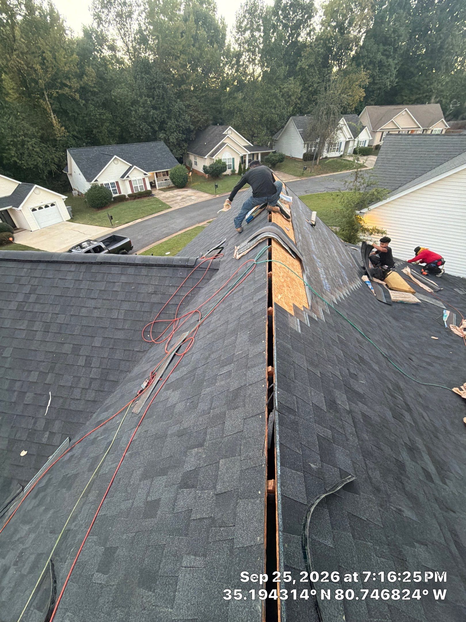 Roof and gutter replacement by hail and wind damage by Just Brilliant Restoration JBR