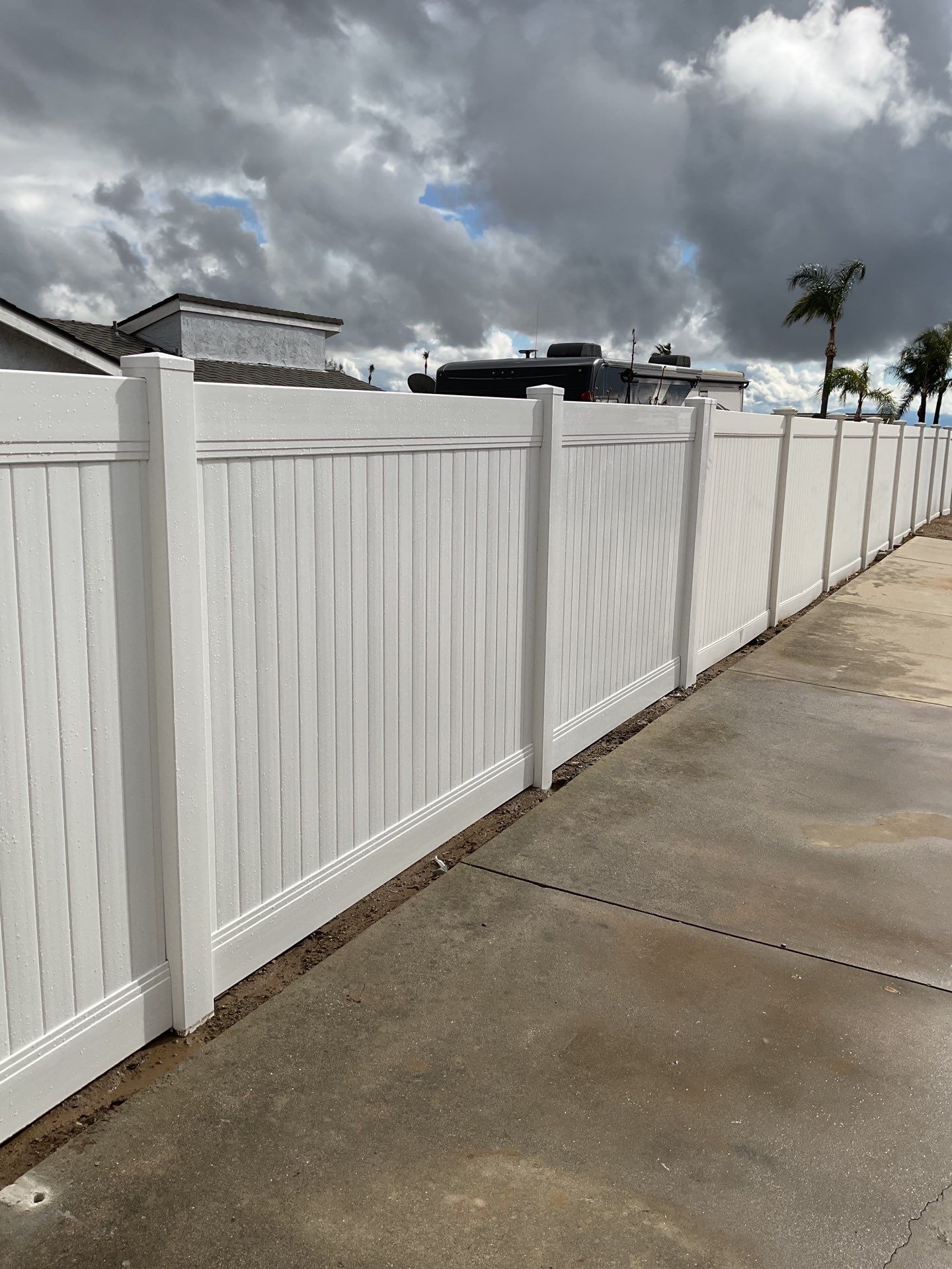 Fence Repair using Vinyl by Fence Guys Inc. 