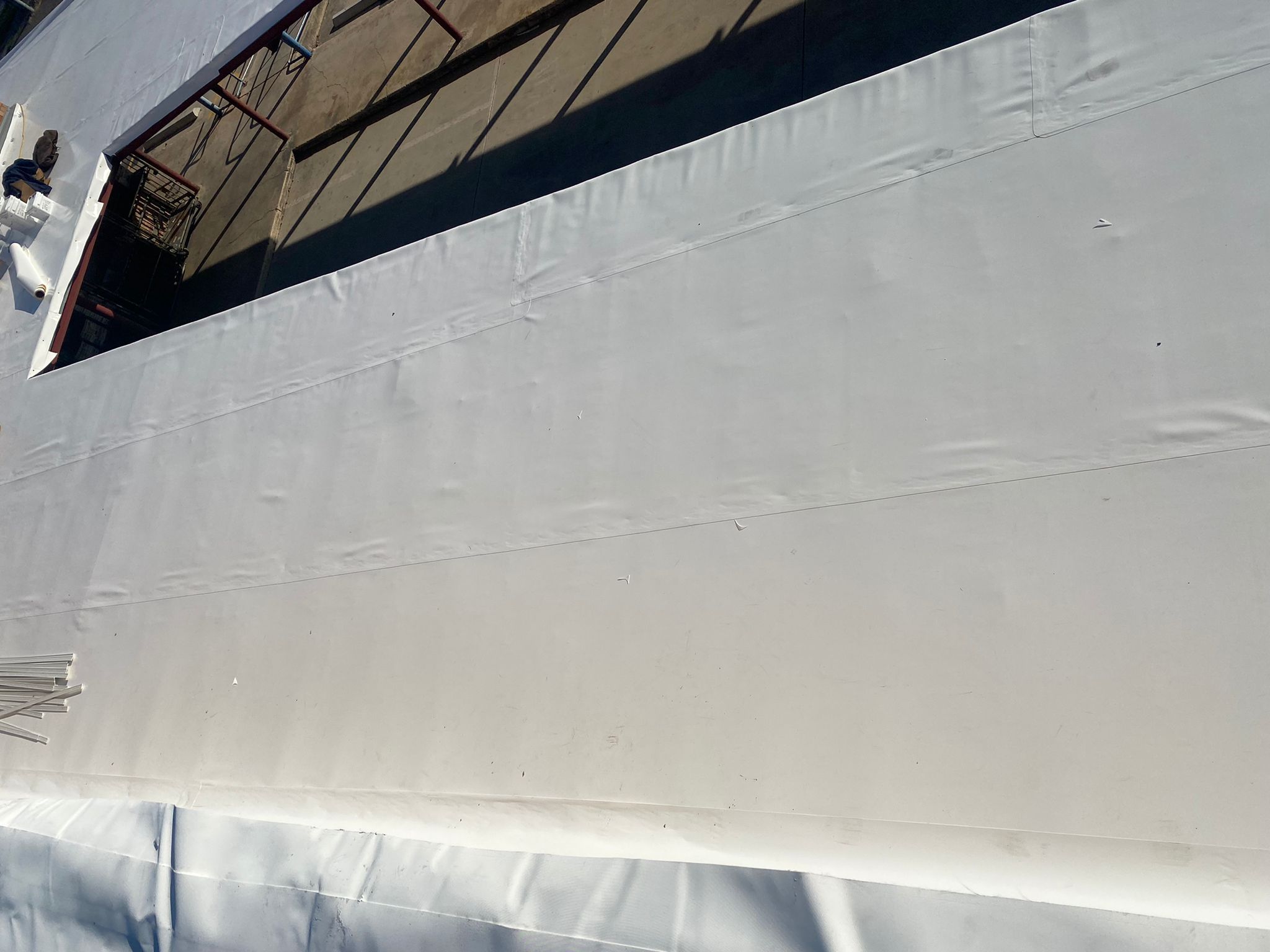 San Antonio Post Office Recover with a 20 year NDL warranty by Grell Roofing