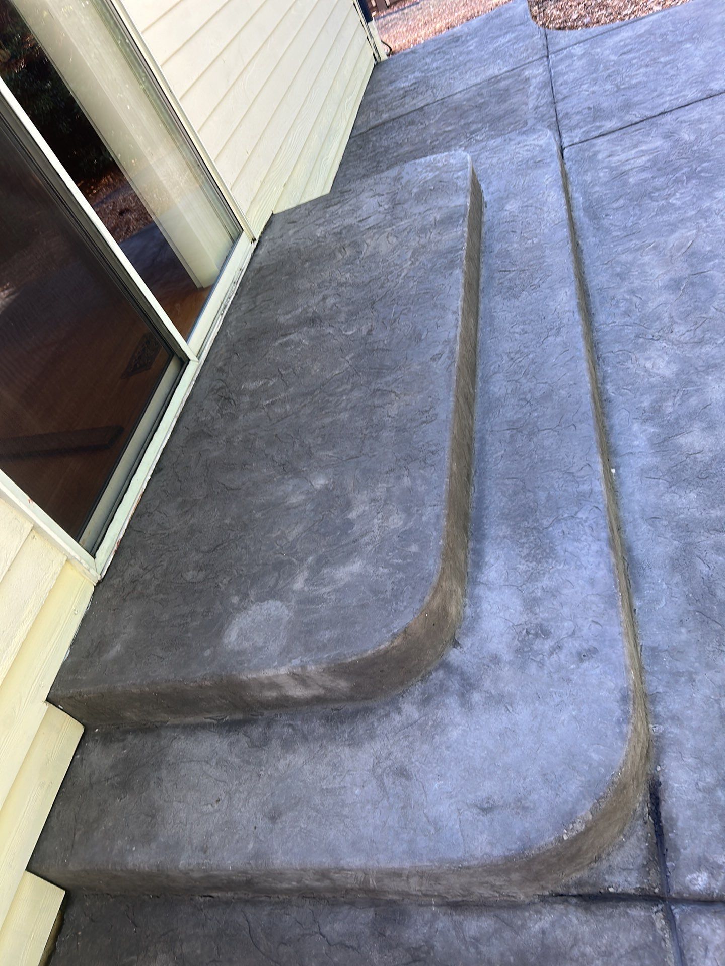 Luo | Colored Stamped Concrete Patio by Jireh Asphalt & Concrete Inc 