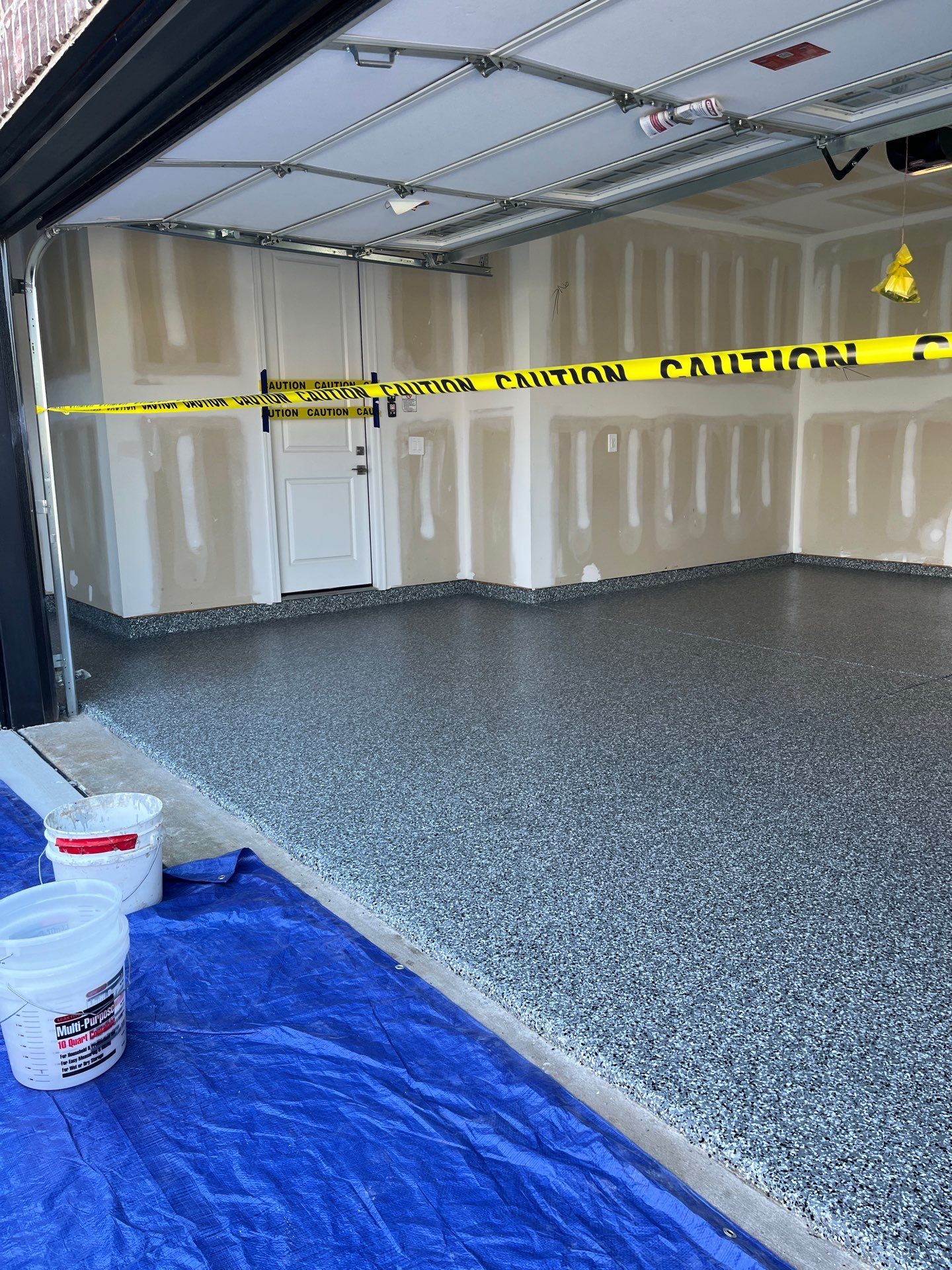 Garage Floor Coating using Wombat by My Garage Floor Guys