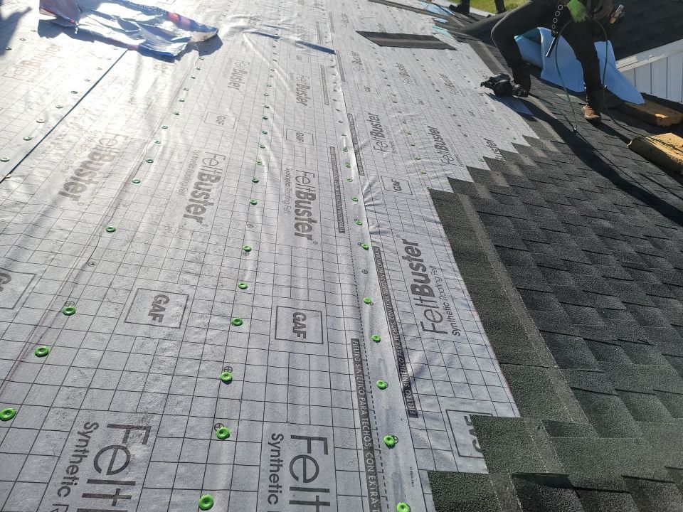 Residential Roofing Installation using Roof Replacement by American Roofing & Construction LLC