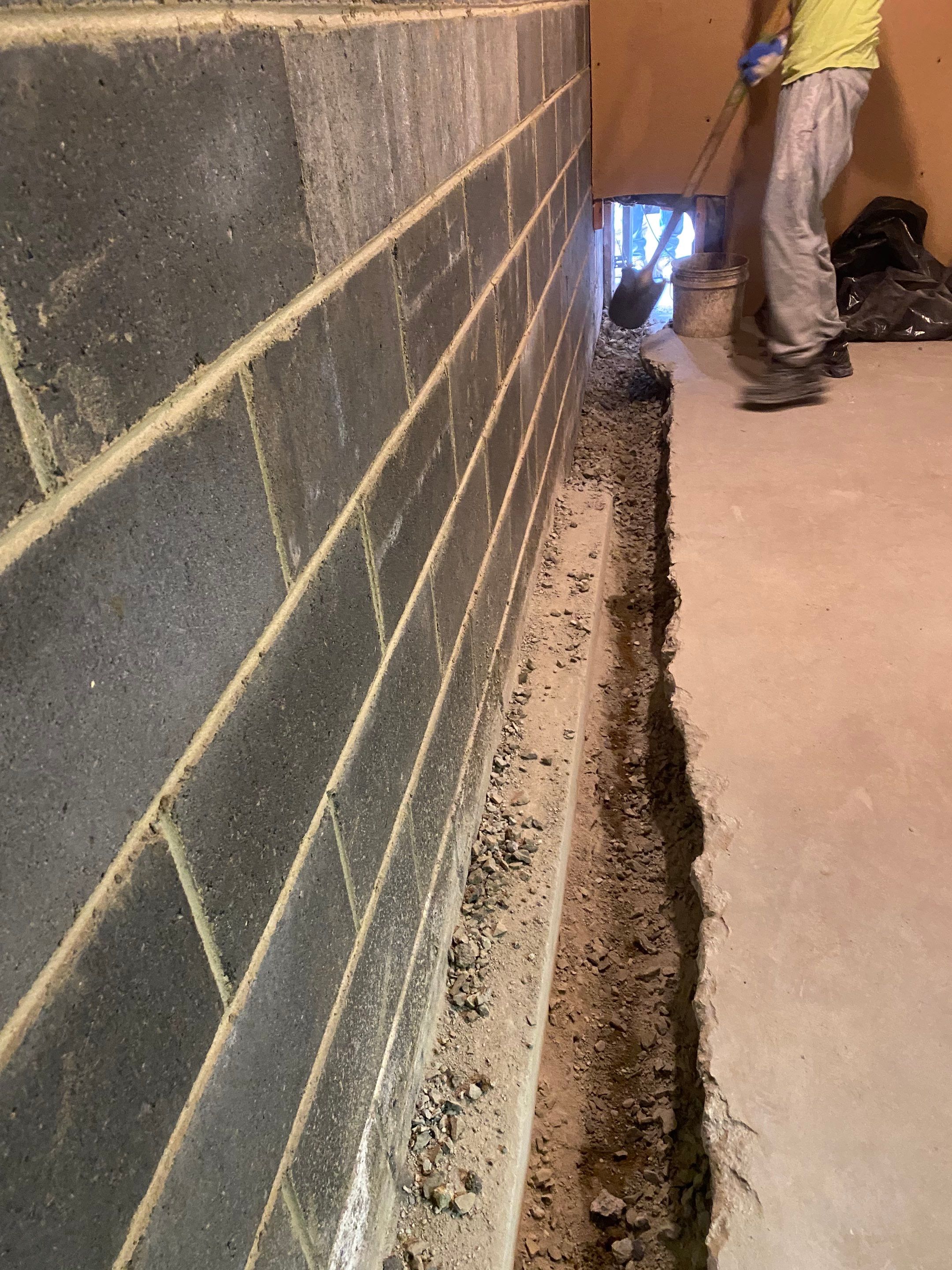 Interior French Drain in Bernardsville NJ by Pure Service Pro, LLC 