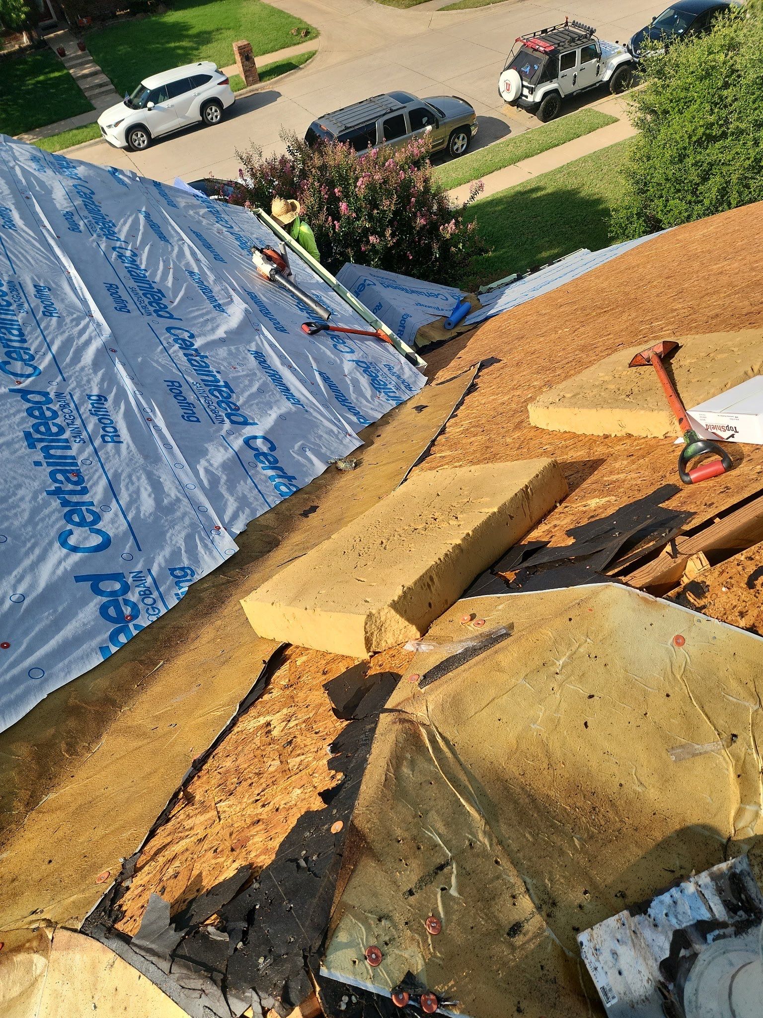 Roof Project by Rainy Day Restoration