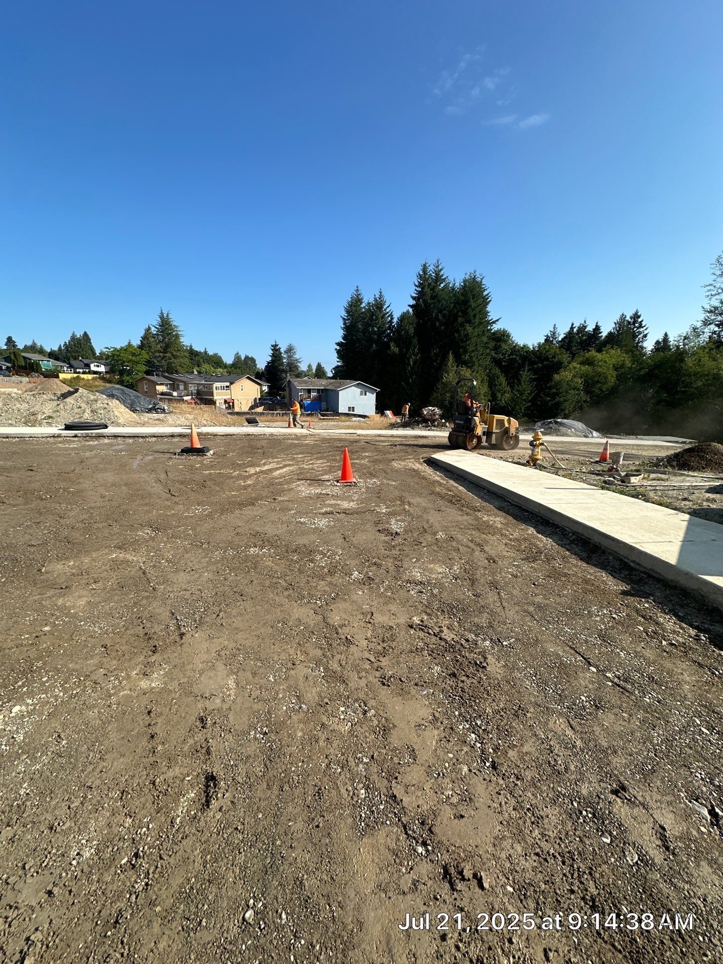 Asphalt Road Repair in Neighborhood  by Jireh Asphalt & Concrete Inc 