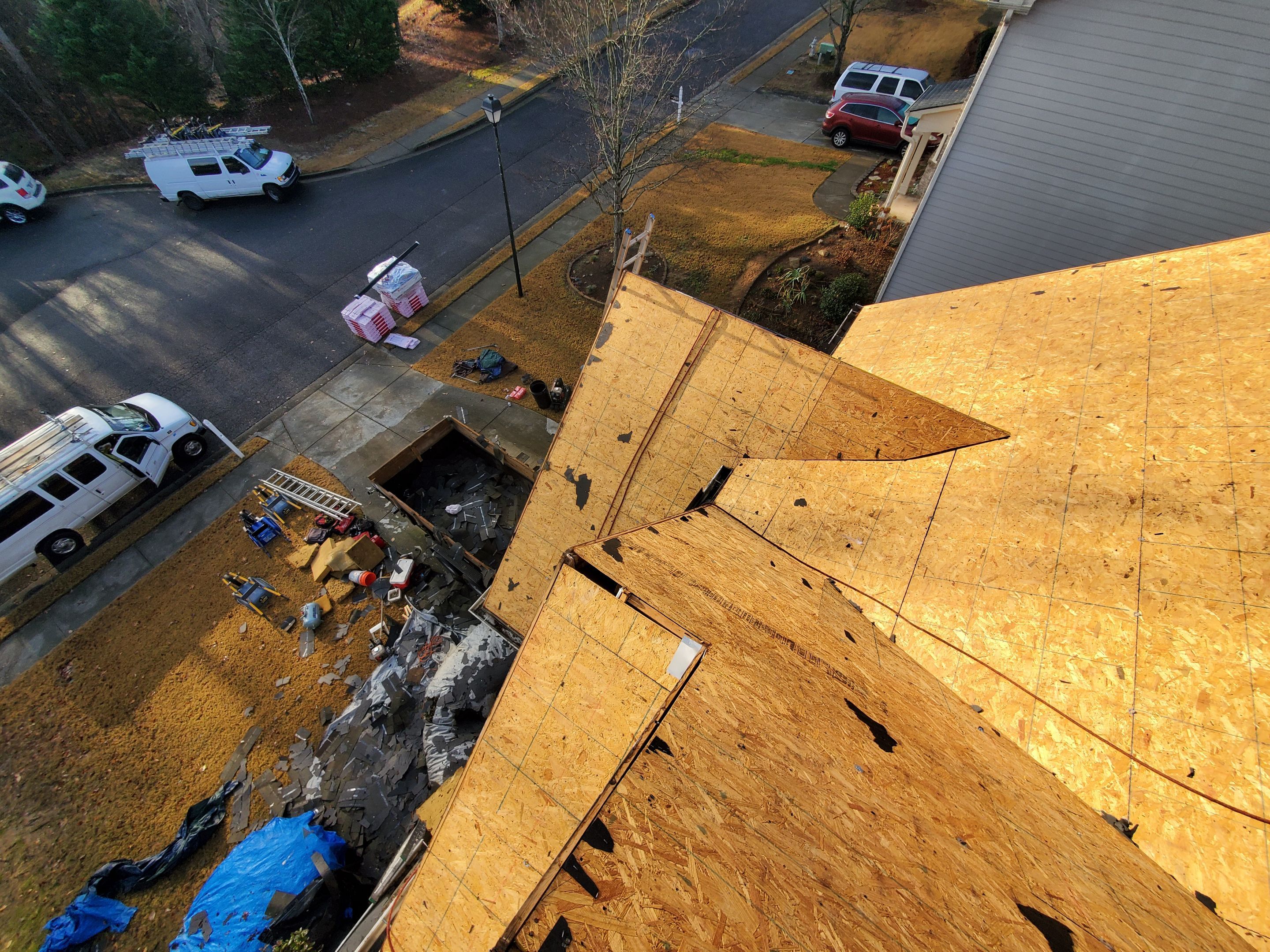 Residential Roofing Installation using Owens Corning by Inspector Roofing and Restoration