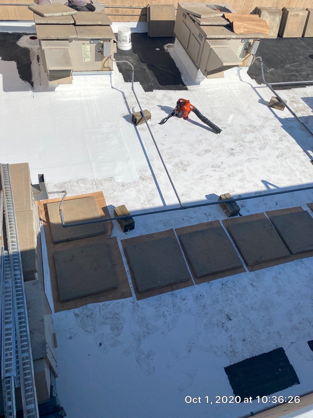 Commercial Roofing Installation using American Standard Coating - S  by A to Z Roofing