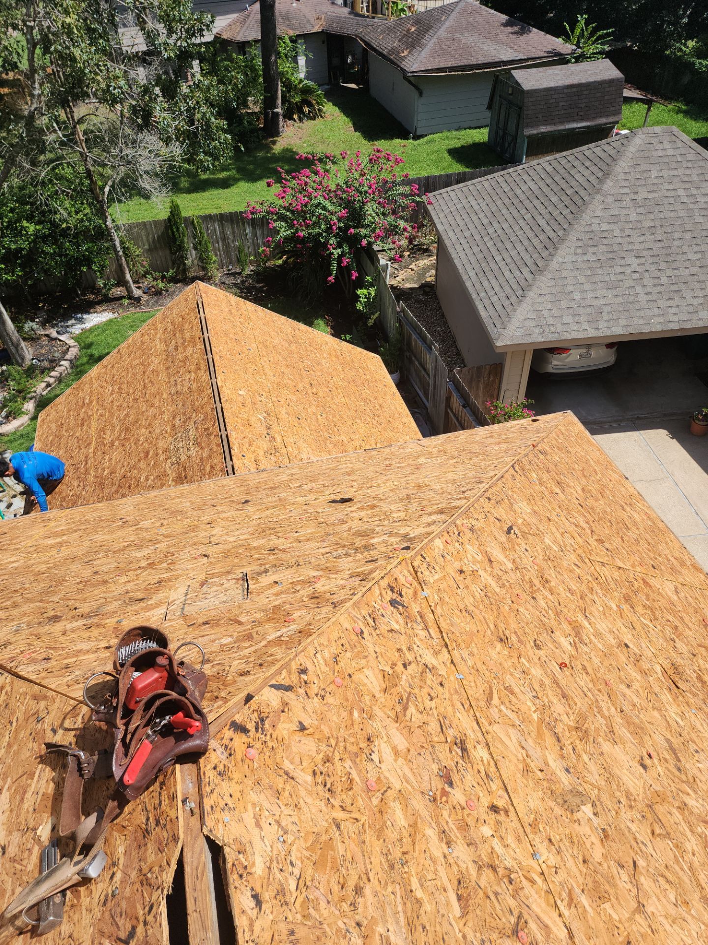 Residential Roofing Installation using Owen's Corning Duration (Lifetime) Shingles by Roof Repair Company