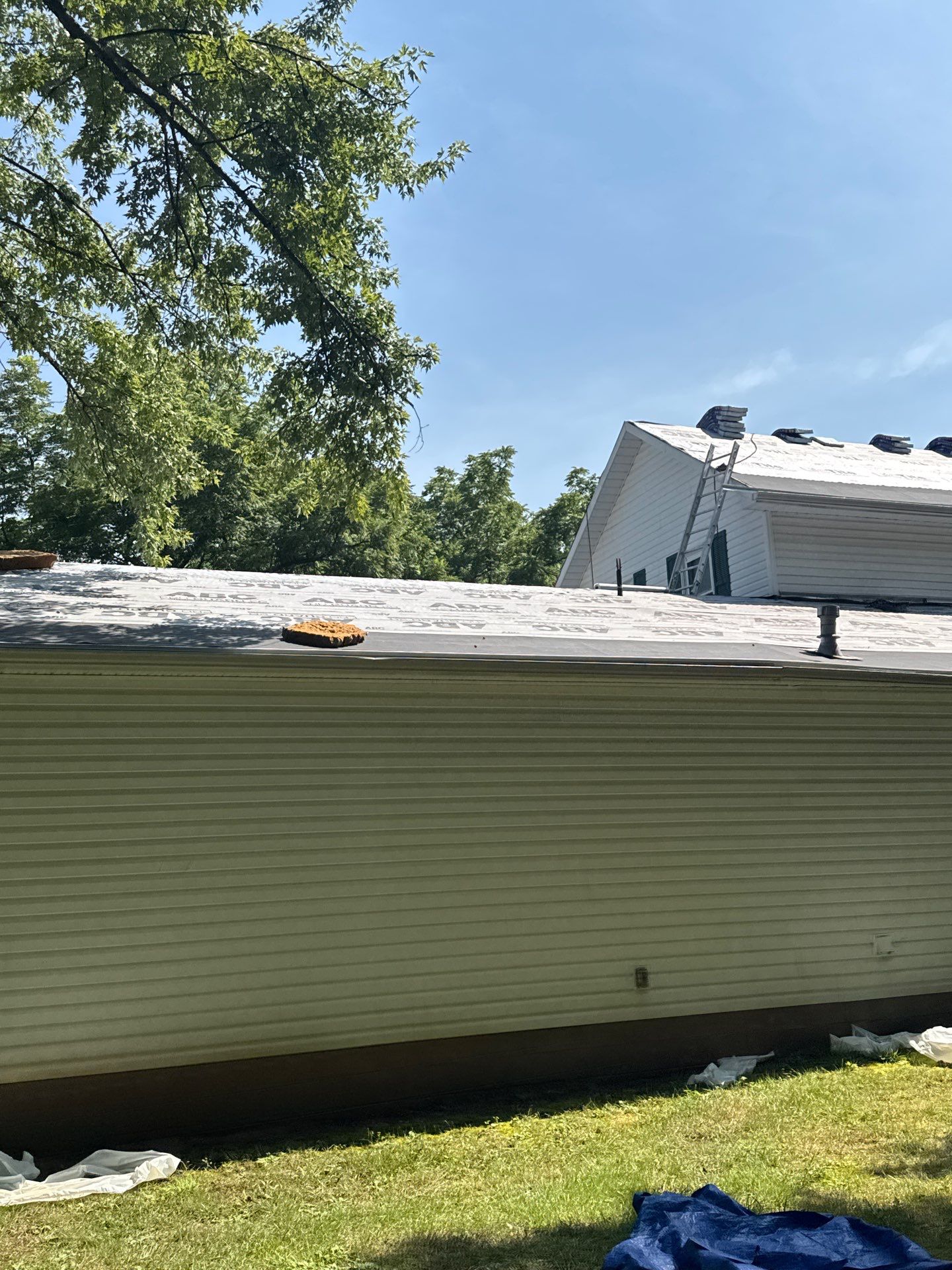 Residential Roofing Installation using GAF Timberline HDZ Oyster Grey by Rainstoppers Roofing