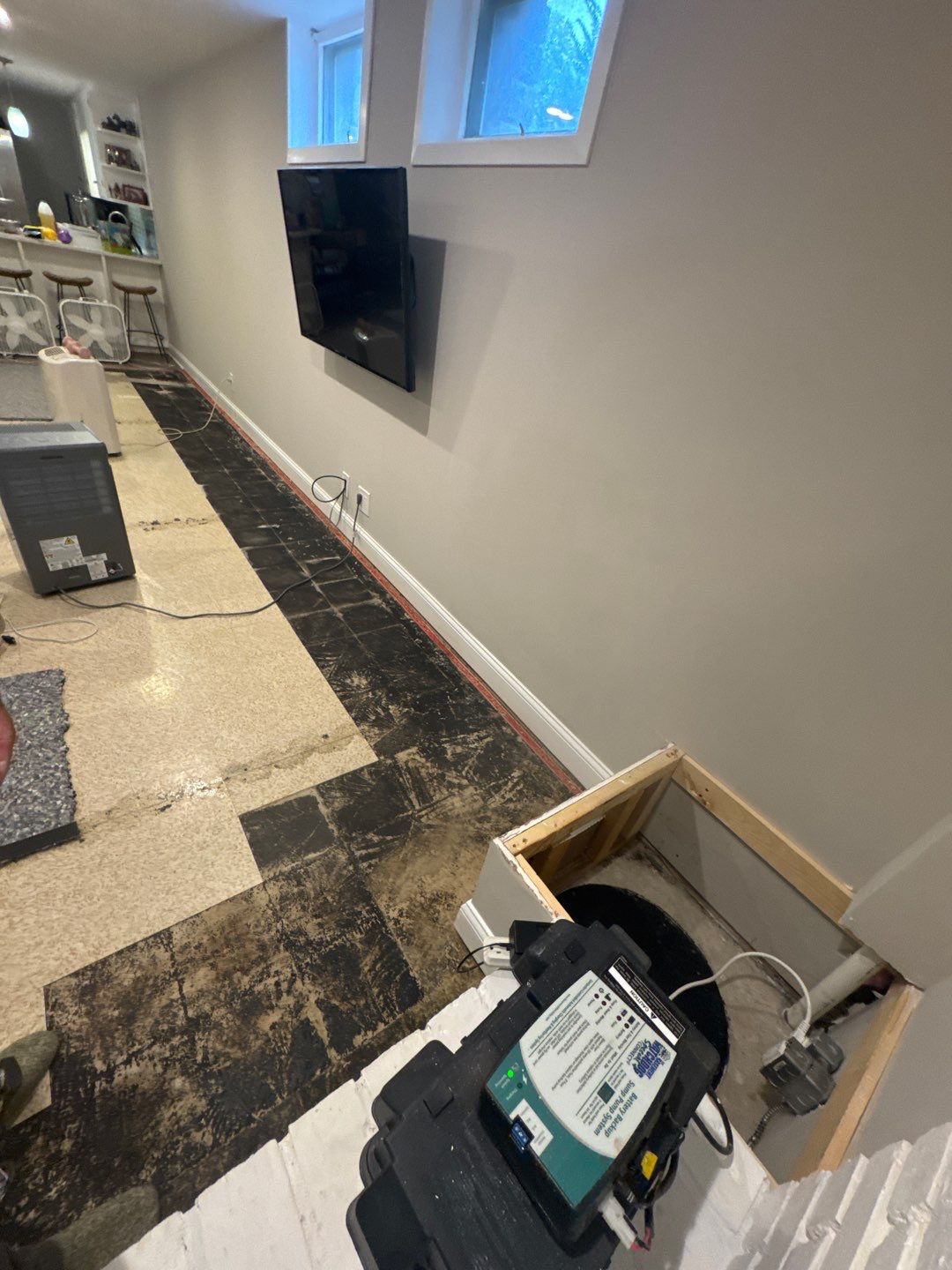 Interior Drain Tile & Sump Pump in Northwest Minneapolis by Waterproofing Northeast