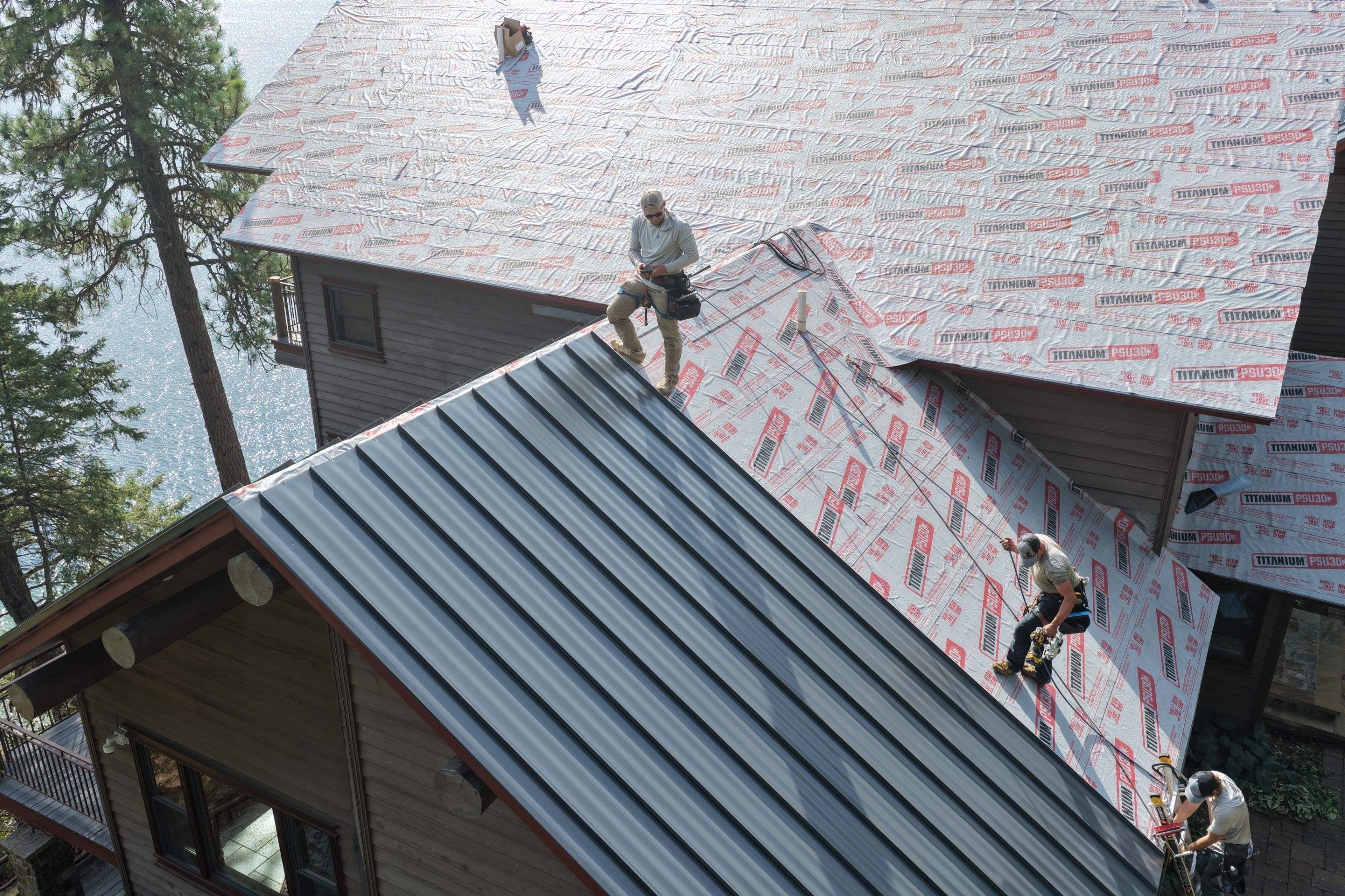 16" Mechanical - Dark Gray  by Montana Roofing Solutions