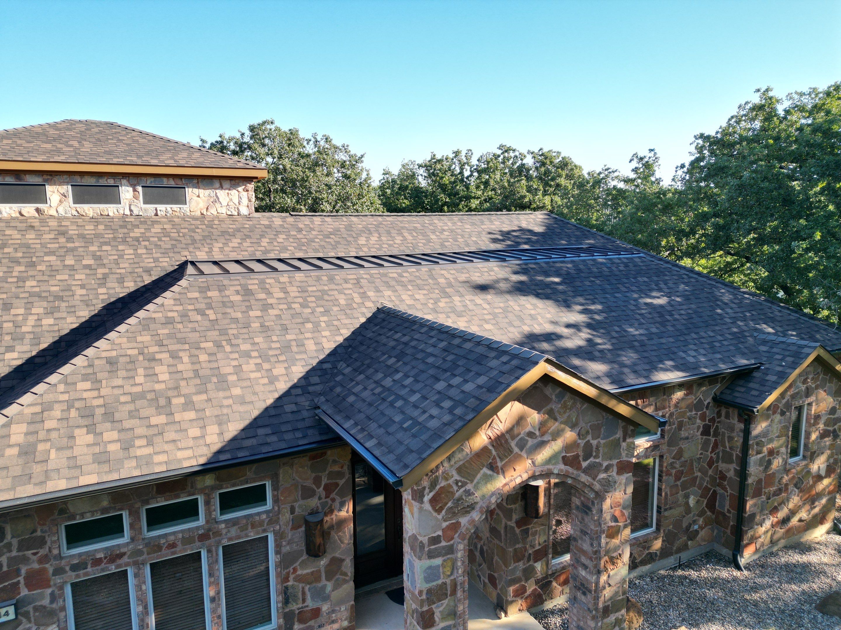 IKO Shadow Brown by First Out Roofing 