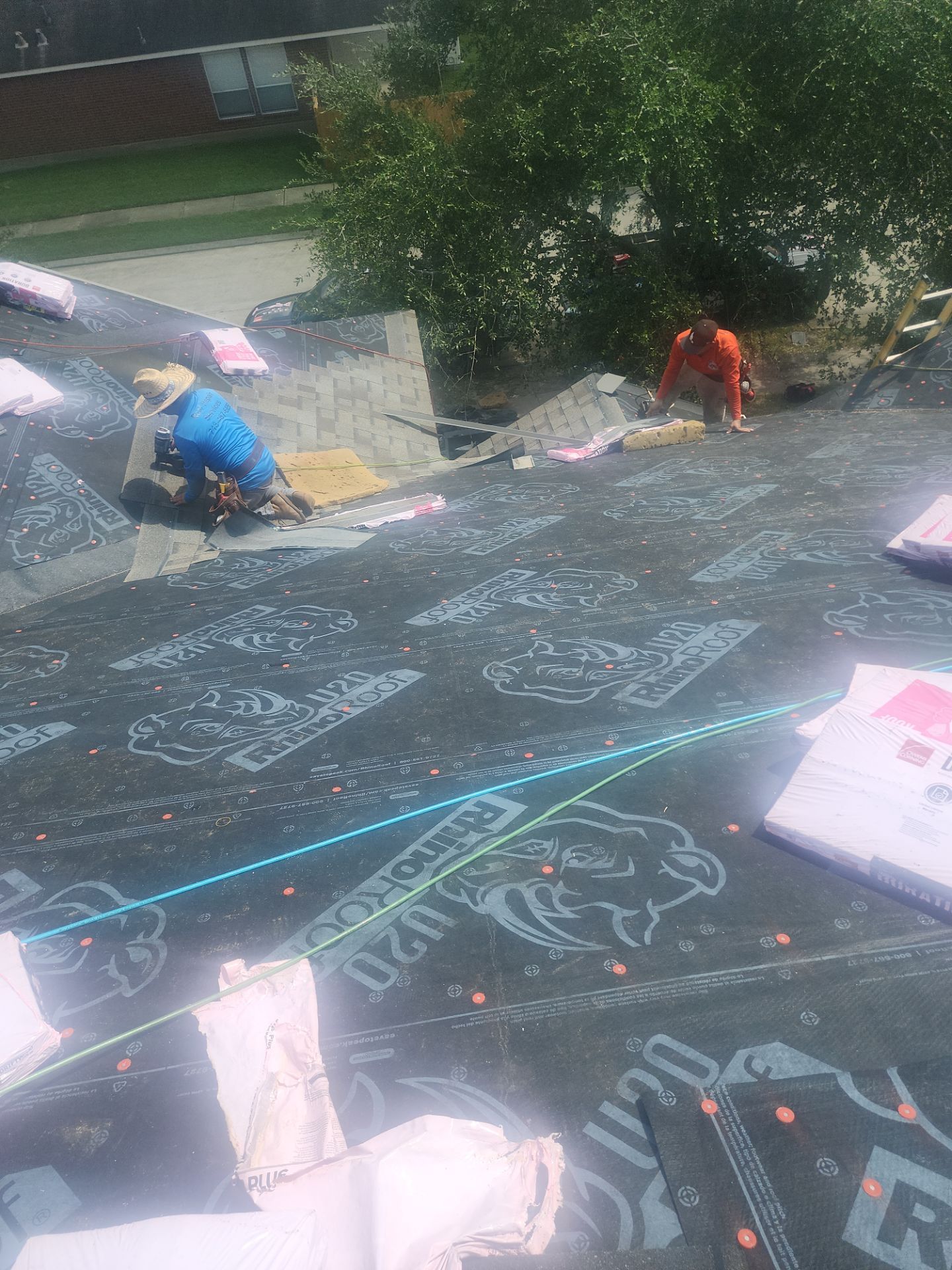 Residential Roofing Installation using Owen's Corning Duration (Lifetime) Shingles by Roof Repair Company