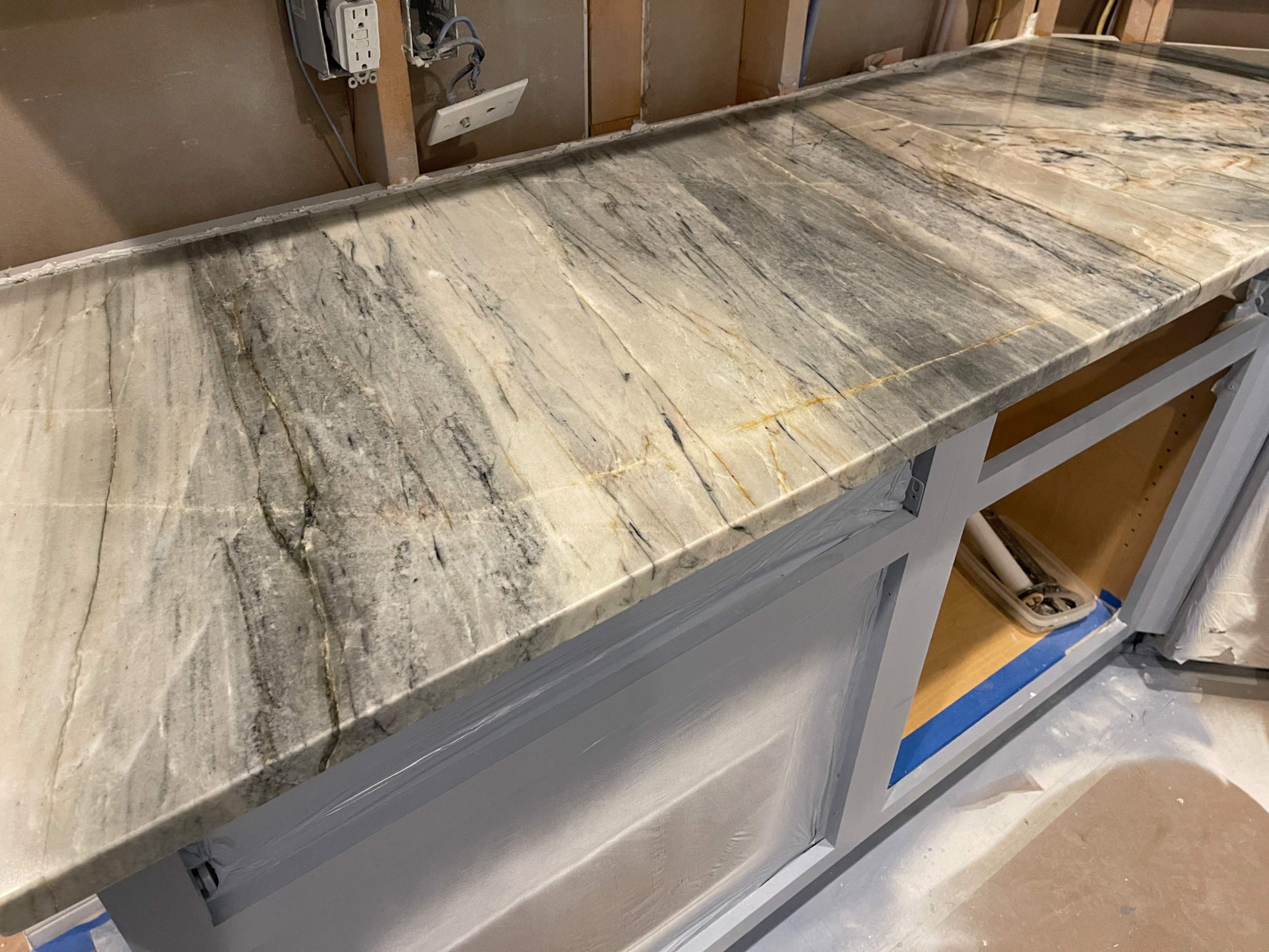 Custom Natural Stone Countertop Installation for San Antonio Kitchen Remodel by Mena stone surfaces