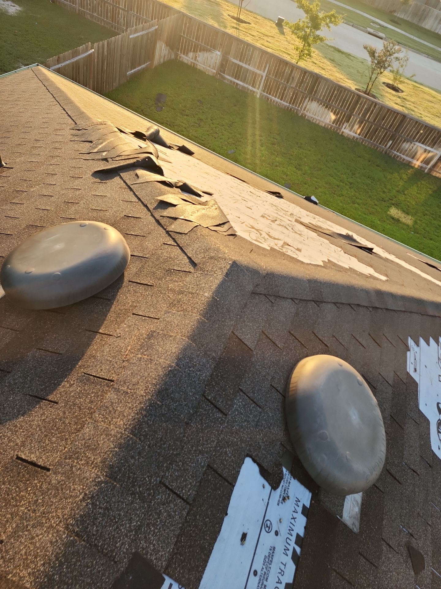 Residential Roofing Installation using Owen's Corning Duration (Lifetime) Shingles by Roof Repair Company