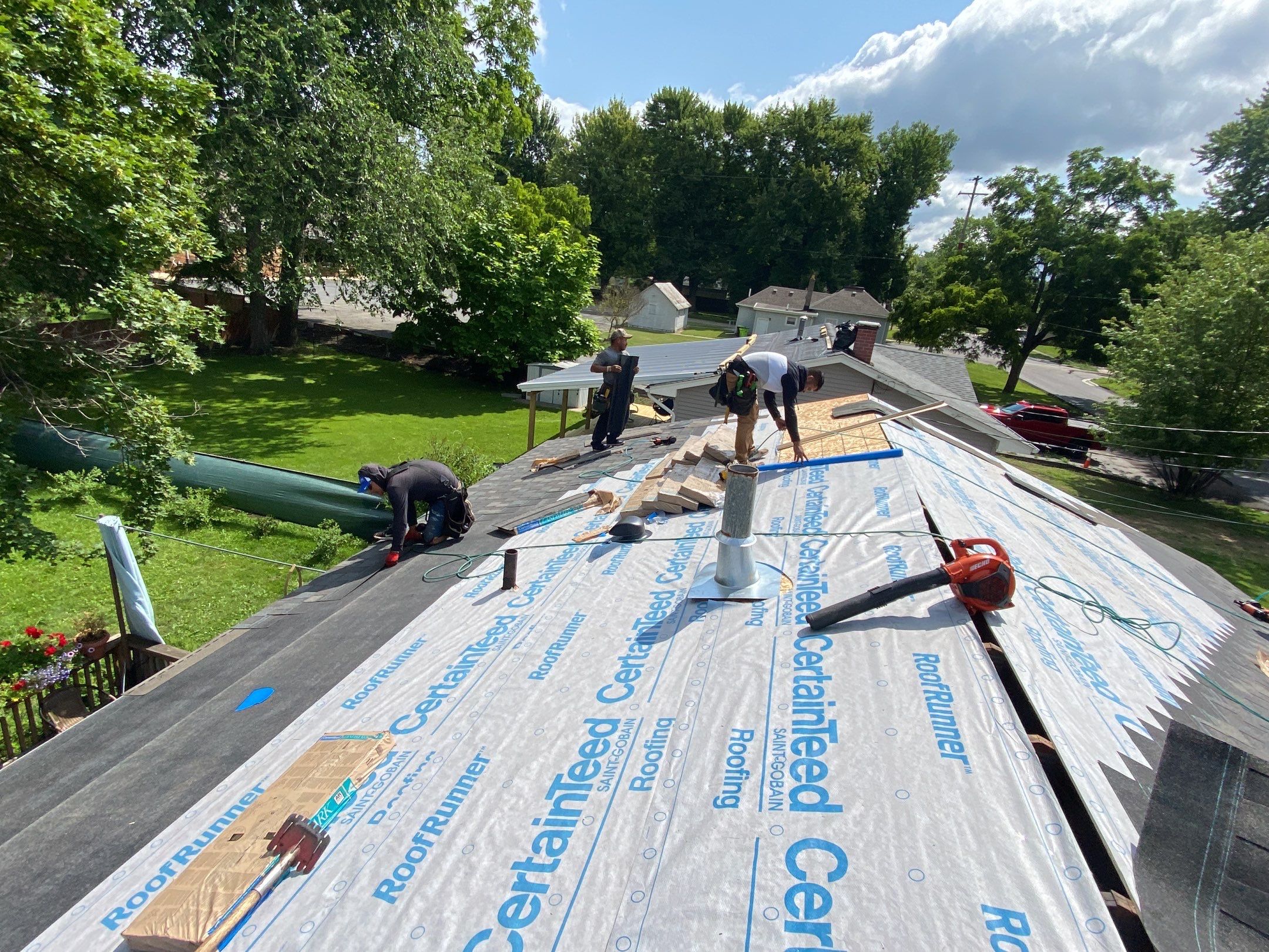 Roof Replacement using CertainTeed Landmark by 180 Contractors