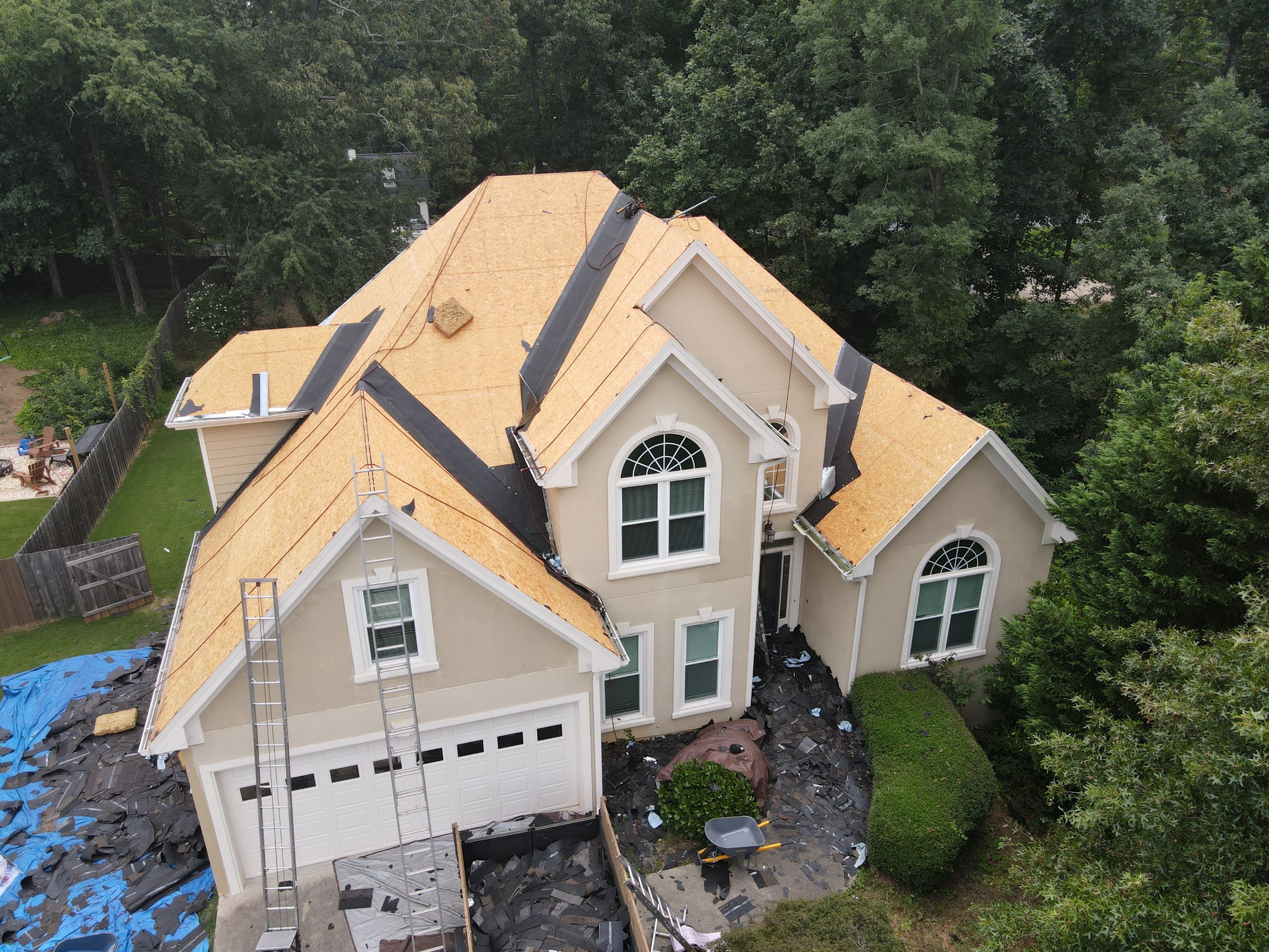 Residential Roofing Installation using Owens Corning by Inspector Roofing and Restoration