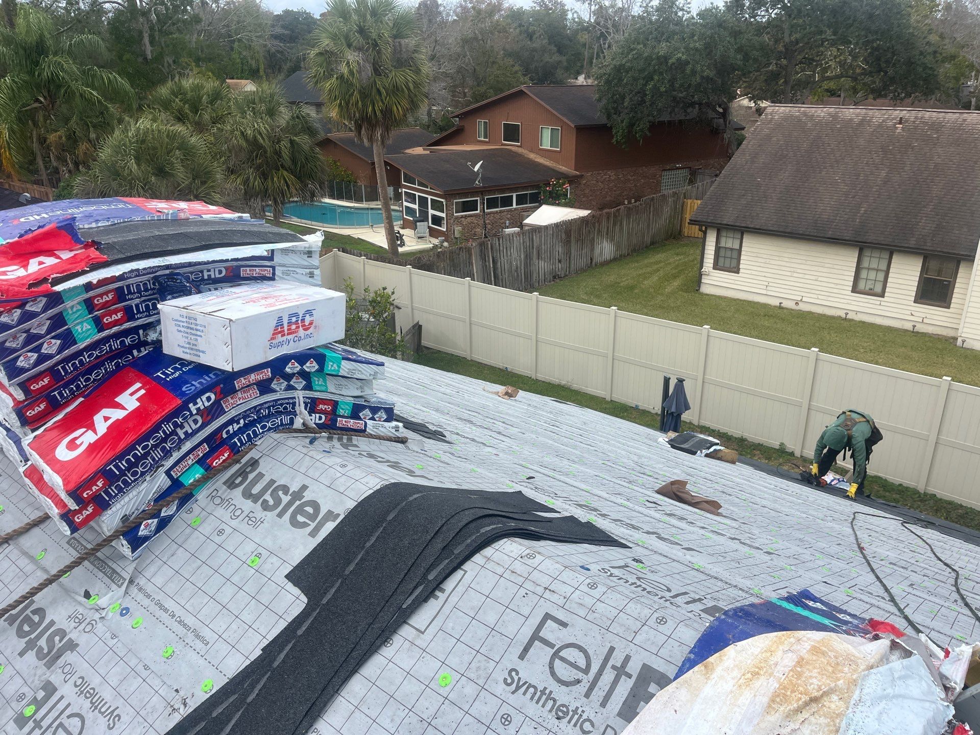 GAF Charcoal Architectural Shingle - Re-roof by Endless Summer Roofing Co.