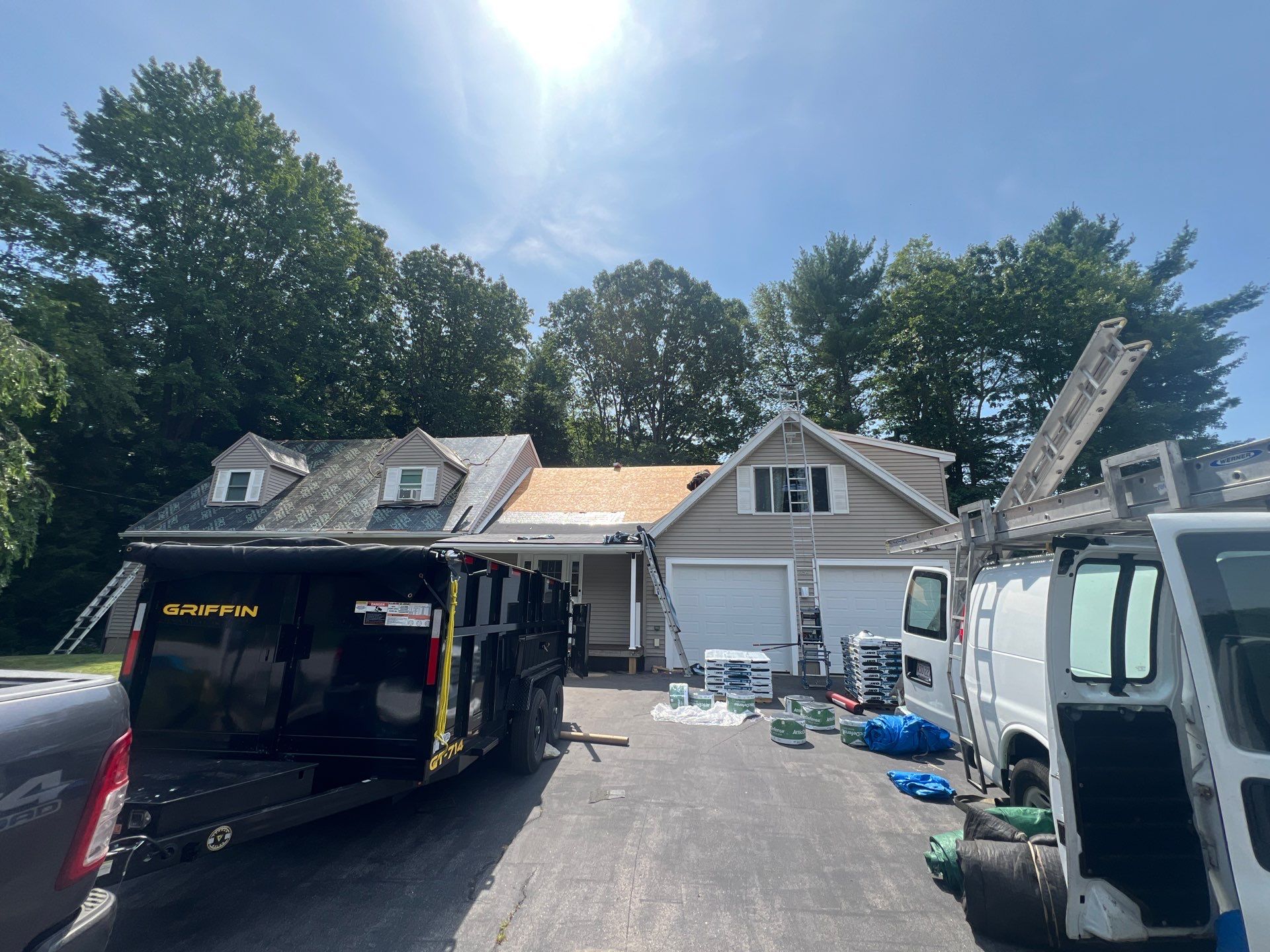 IKO Roof Installation in Pembroke, NH by Tall pine roofing