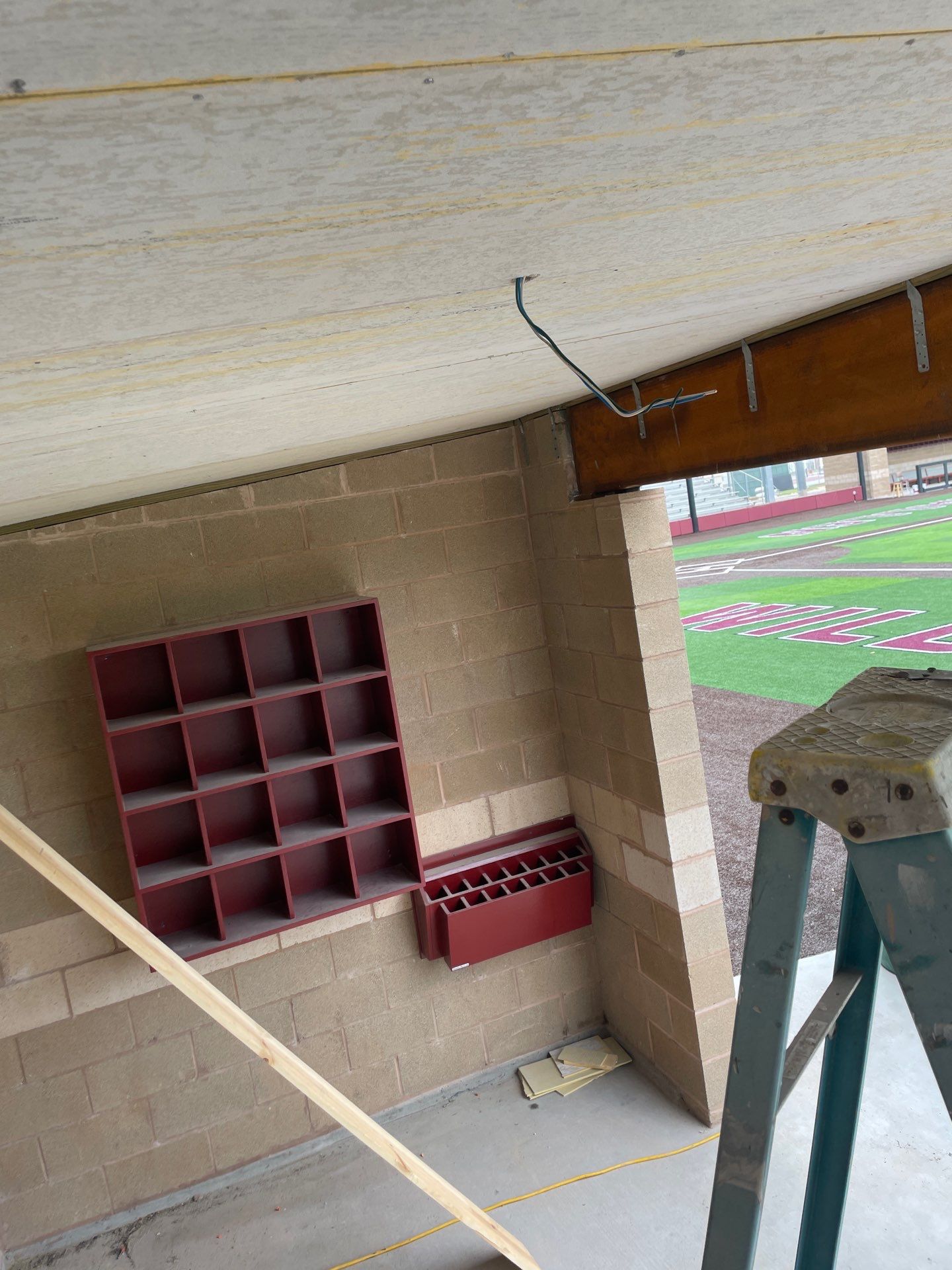 Wildcat Dugout by Bayfront Roofing and Construction