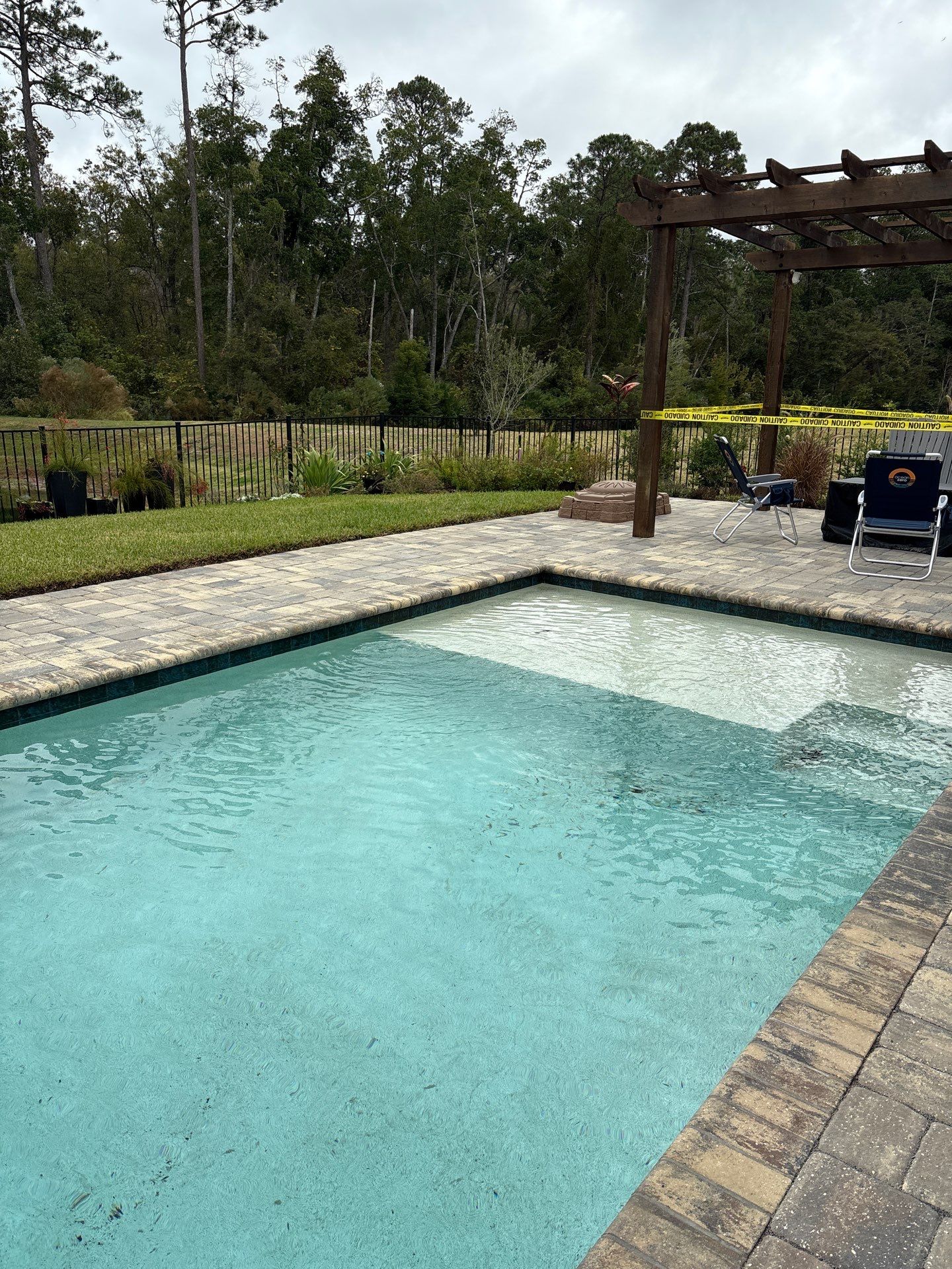Pool Pavers using Concrete Sealant and PolySand by DuraSeal