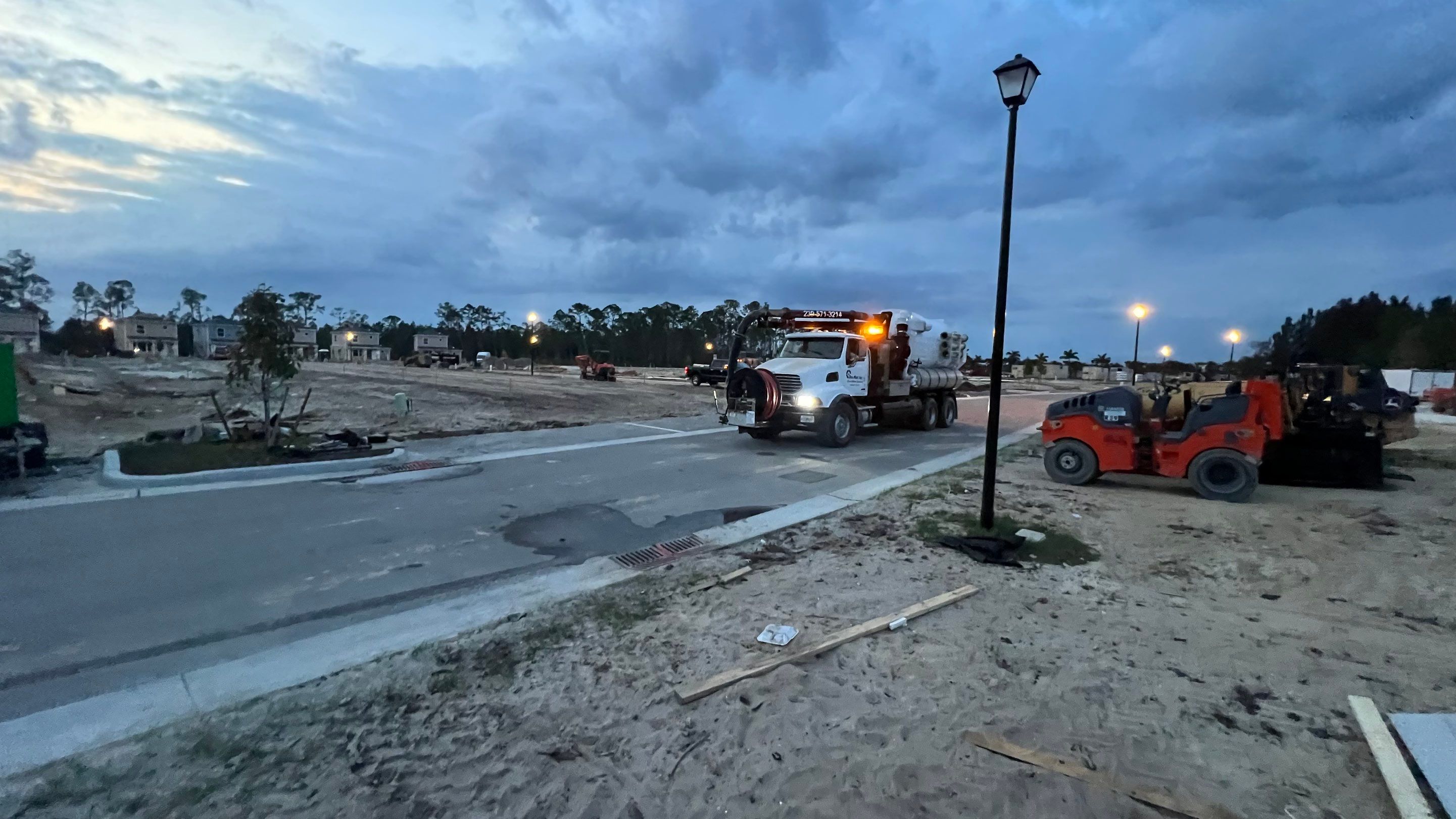New Community Stormwater System Catch Basin Cleaning by Don Mar, Inc. Storm Water Solutions