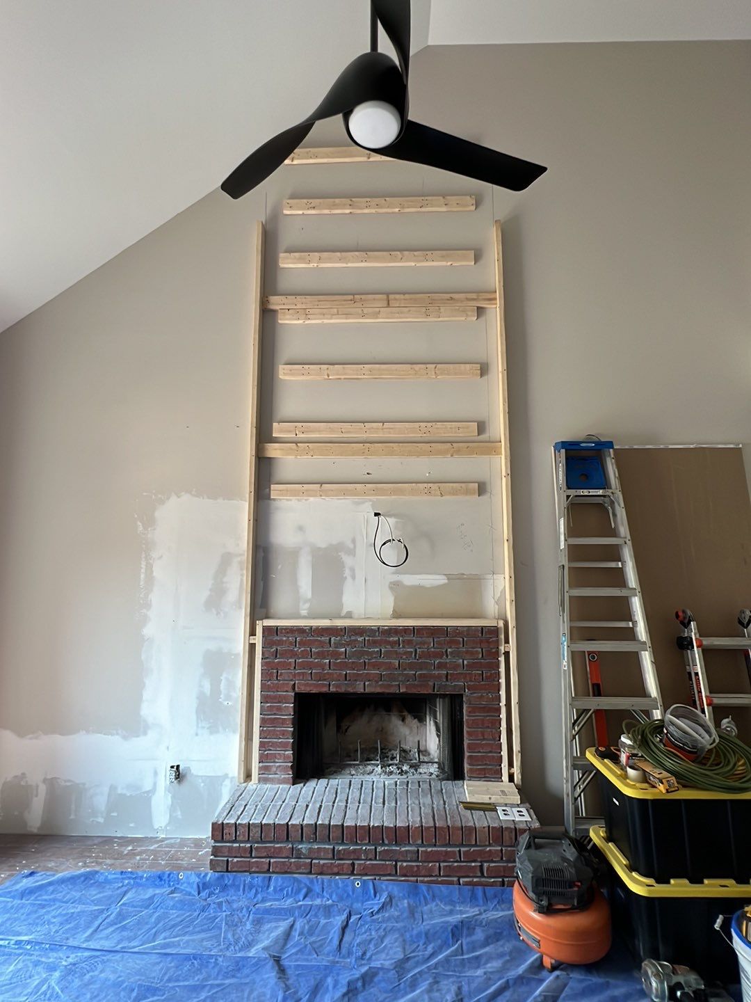Ridgeway Parc - Chimney Buildout by Pillar and Pine
