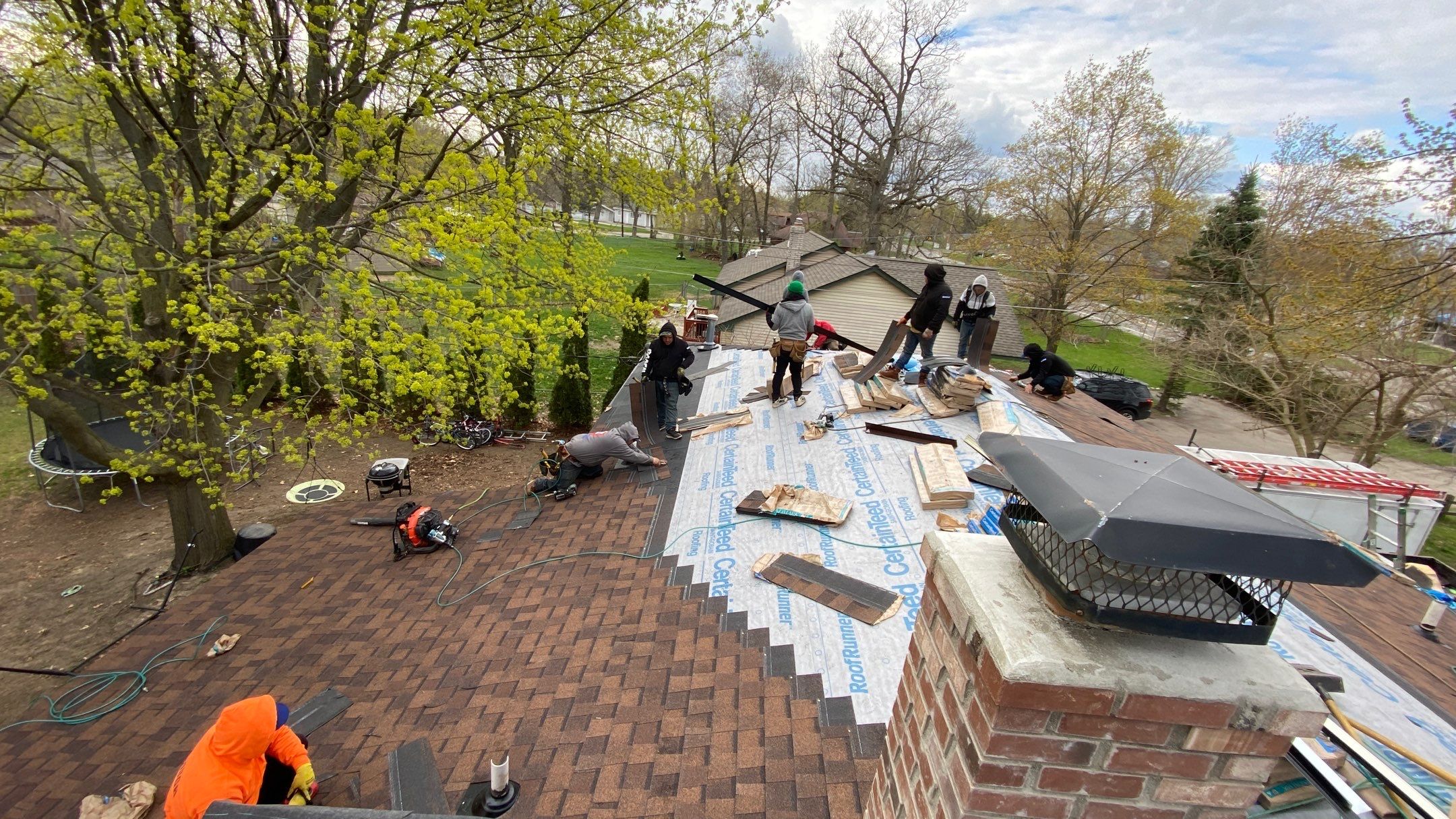 Roof Replacement using CertainTeed Landmark by 180 Contractors