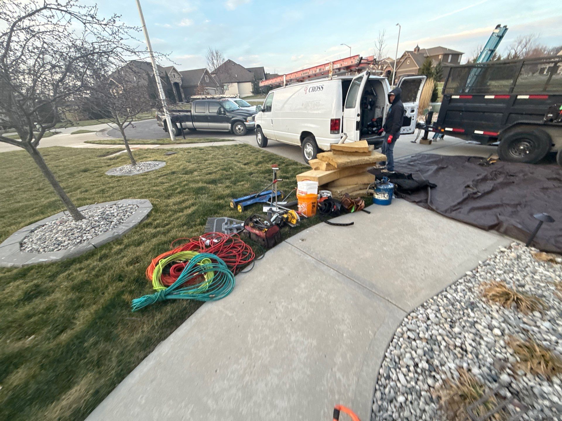 Hail Damaged Roof replacement in Staley Farms  by EEC  Windows, Siding & Roofing 