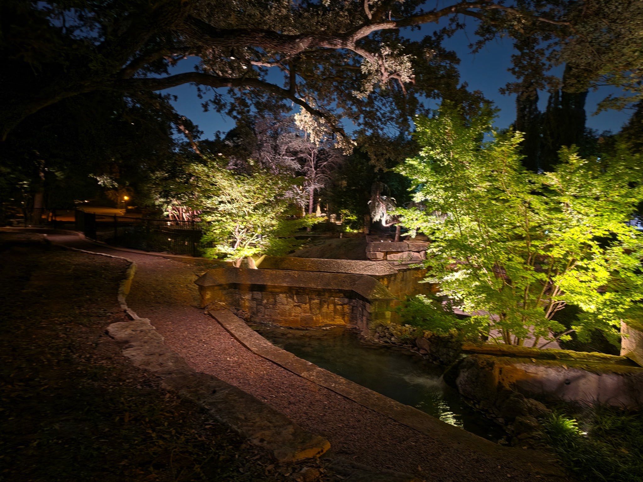 Glen Abbey HOA Park in Dallas by Outdoor Lights + Shades