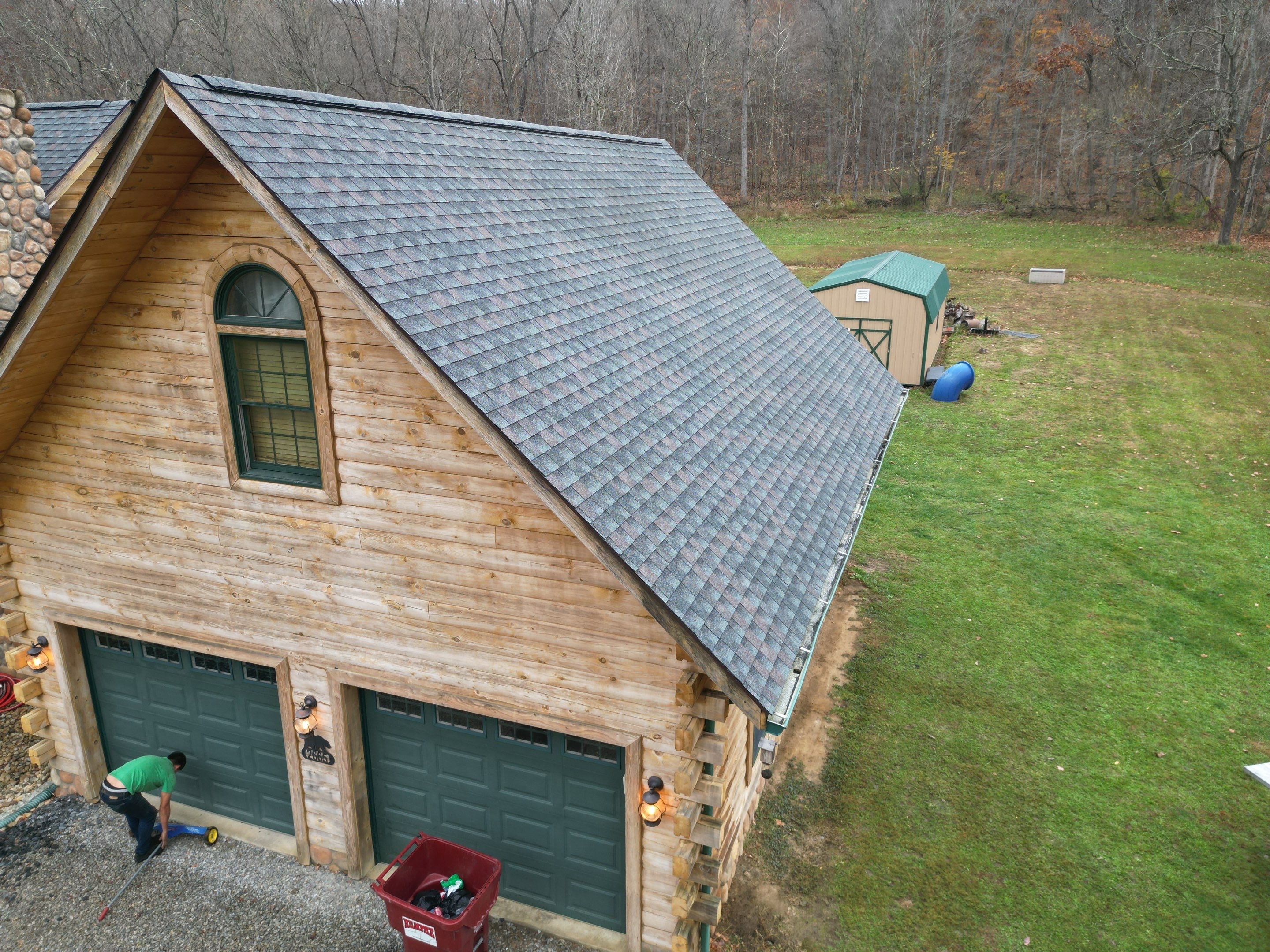 Residential Roofing Installation using Timberline HDZ Shingles - Williamsburg Slate by RoofX 