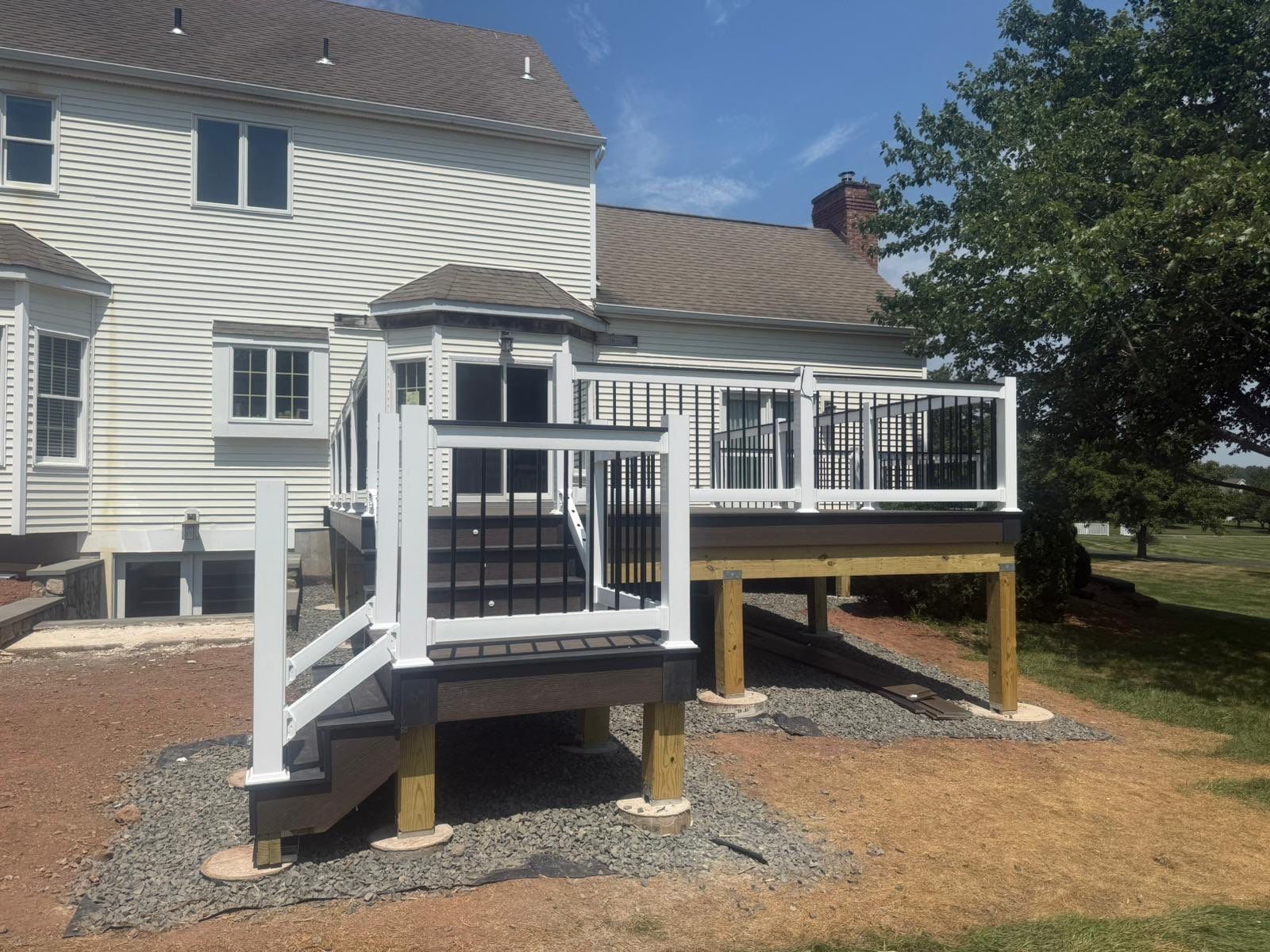 New Deck  in Readington Township by deck guardian
