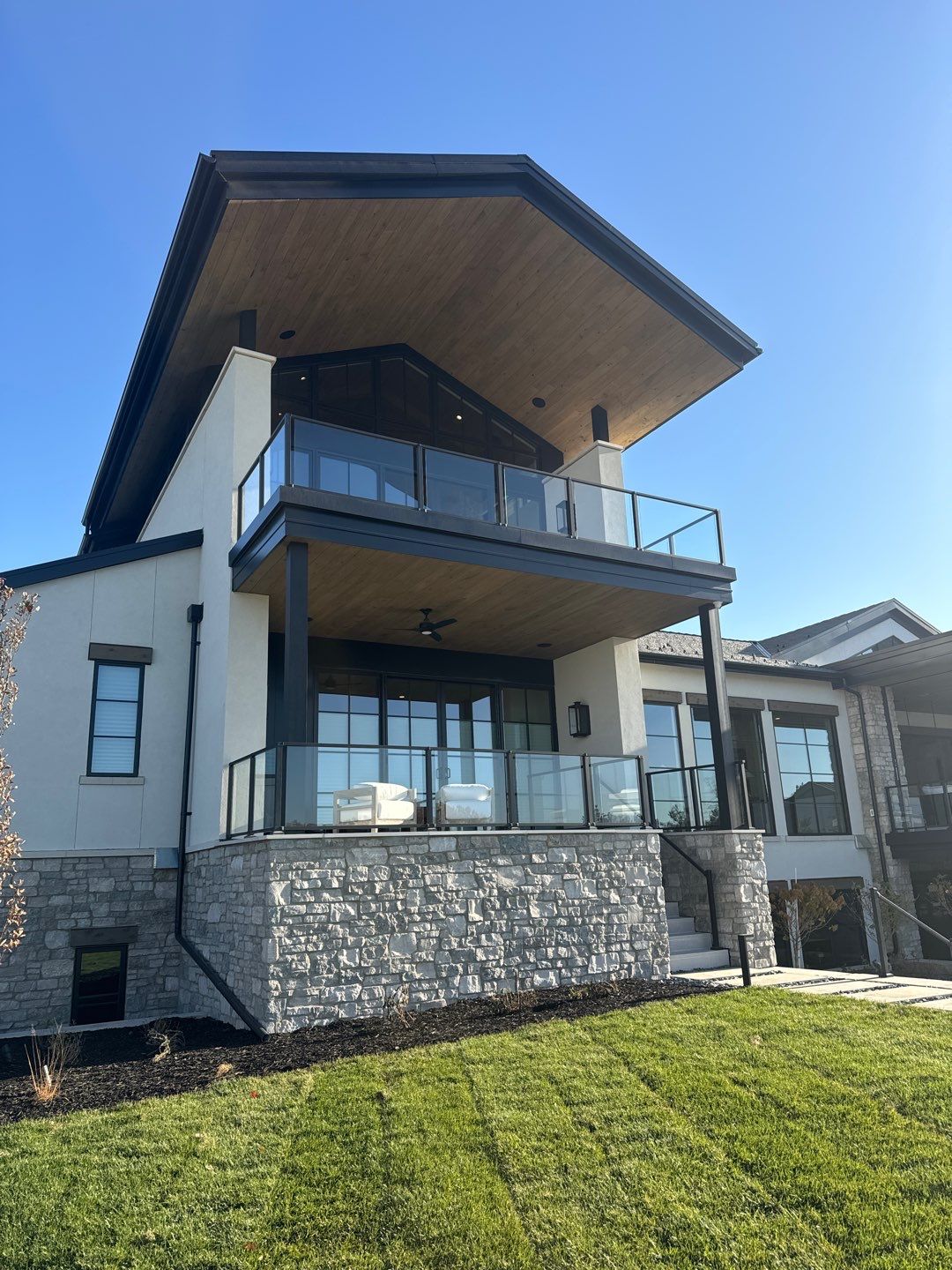 Stunning Custom Home with Davinci Province Shingles by White Castle Roofing