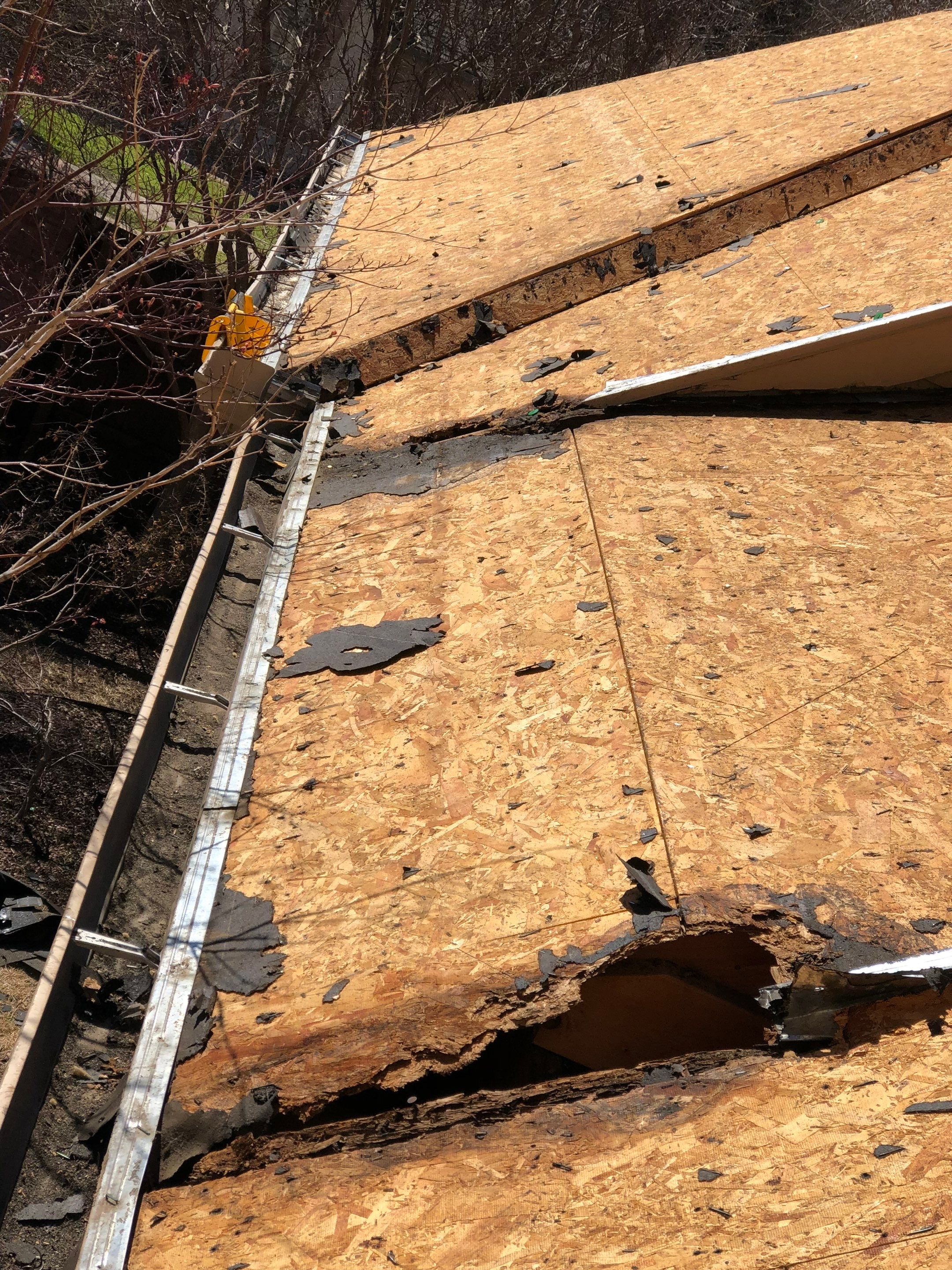 Roof Damage Repair  by SLM General Contractors & Roofing