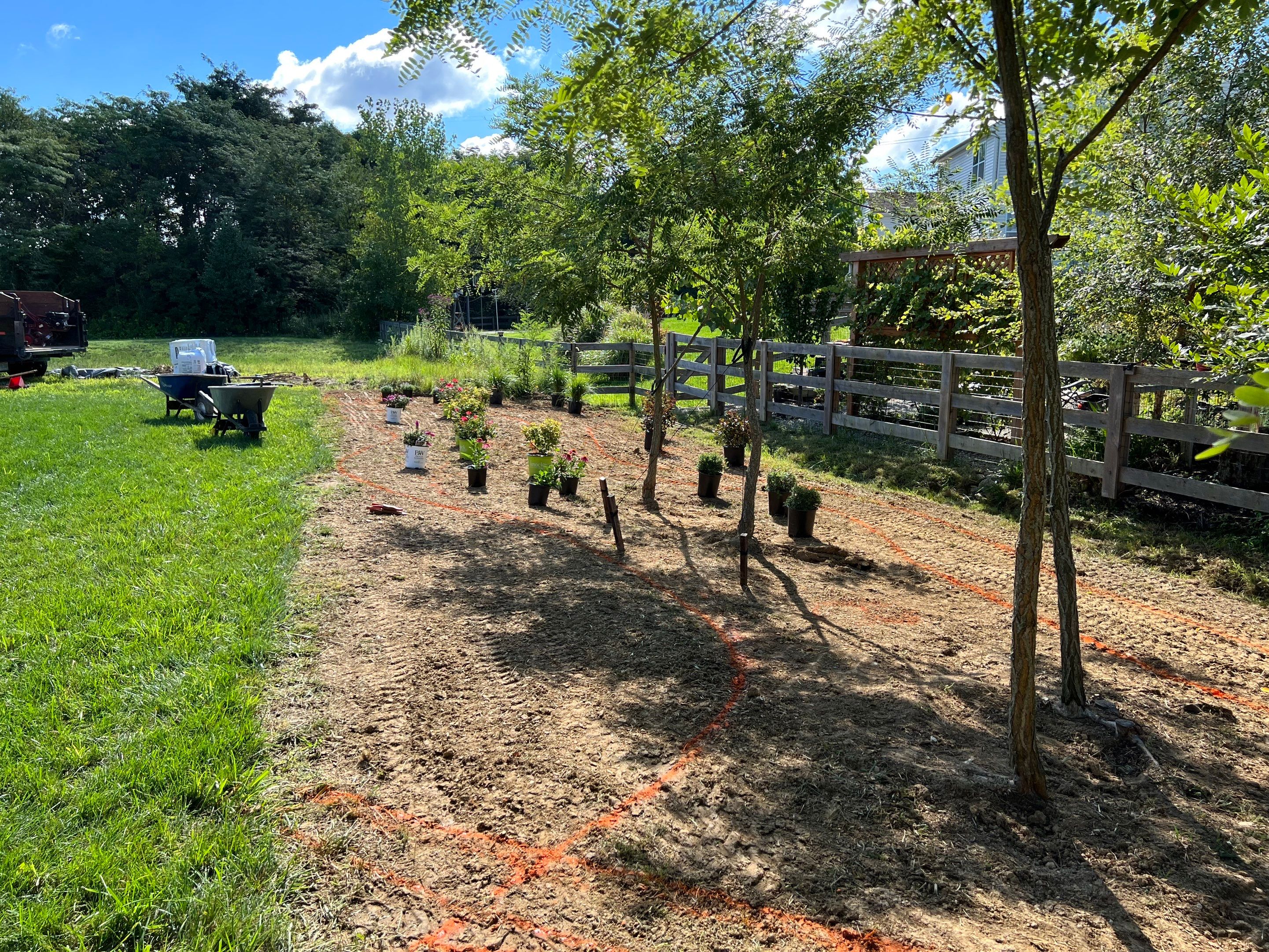 Turning a Back Field into a Landscape of Enjoyment by Reisenberg’s Lawn & Landscape, LLC