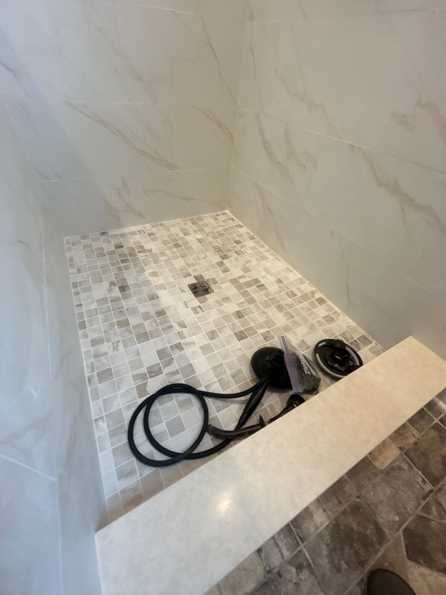 Shower Remodel by Footprints Floors Kentucky