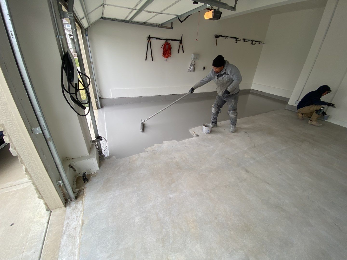 Garage using Domino  by Select Painting, Coatings & Garage Cabinets