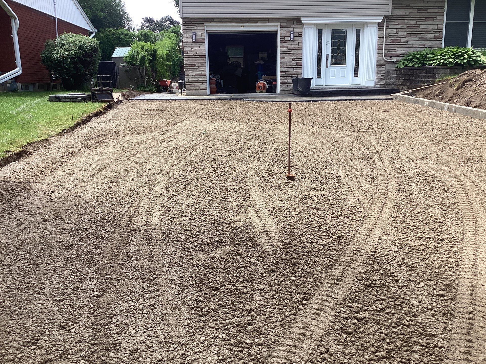 Vista Project: Driveway + Walkway by Soares Landscaping