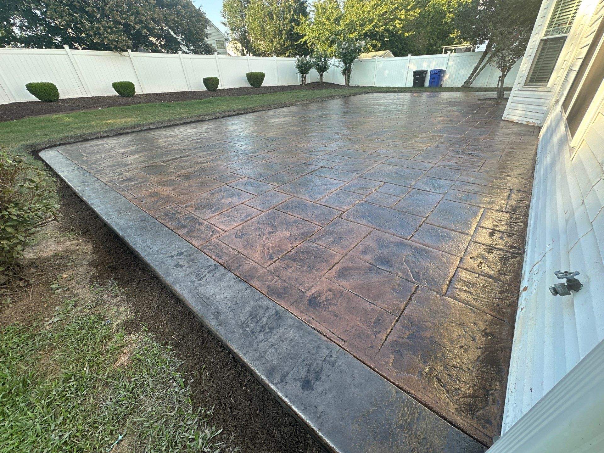 Project in Portsmouth by Sam The Concrete Man Virginia Beach