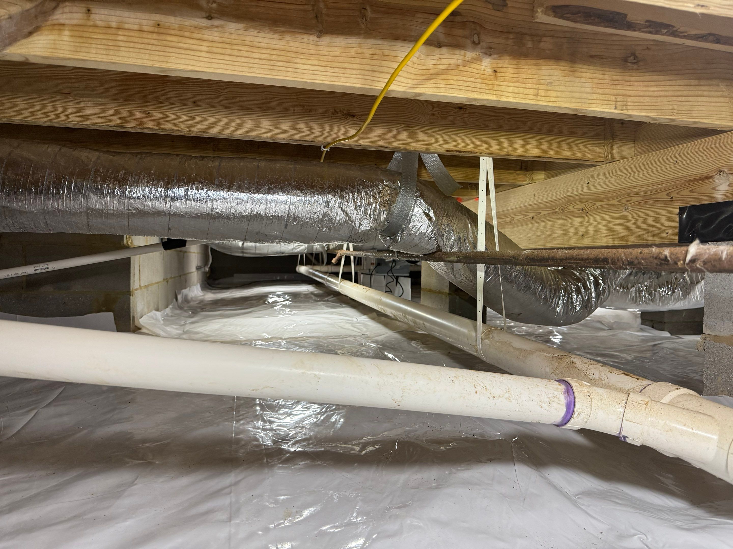 Project in Yorktown by Patriot Crawl Space Repairs