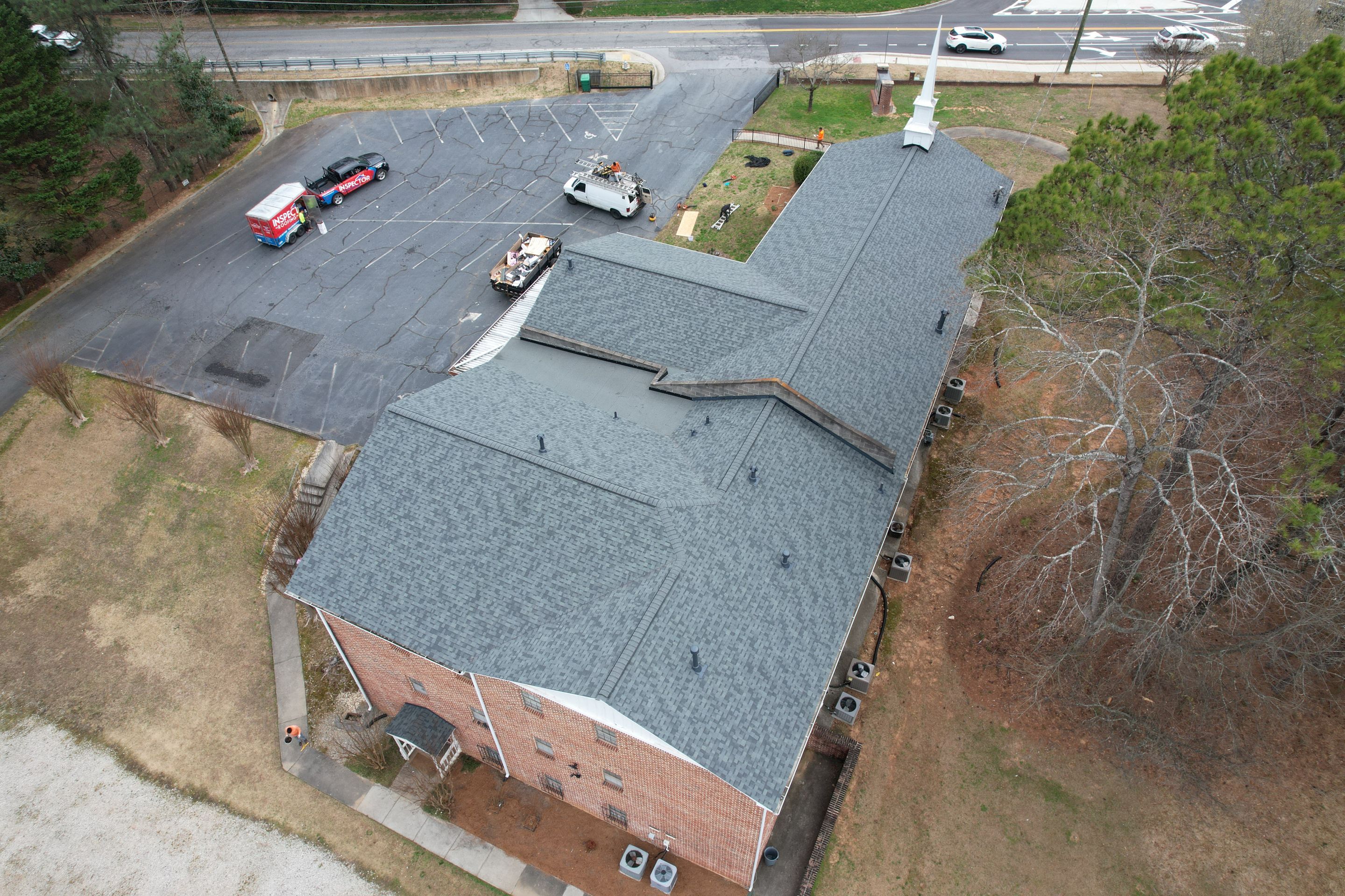 Church Roof Replacement using Owens Corning by Inspector Roofing and Restoration