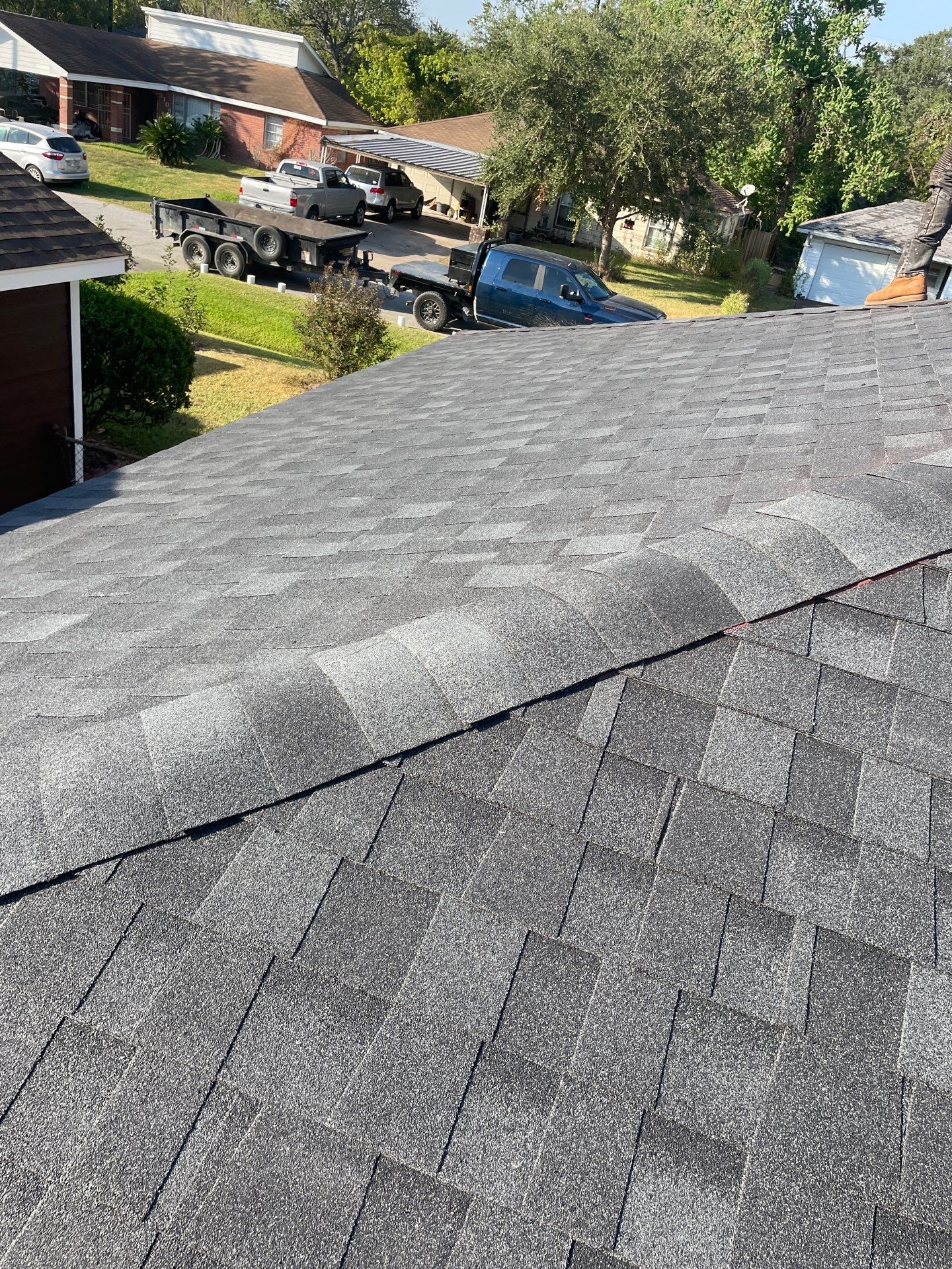 Residential Roofing Installation using Owen's Corning Duration (Lifetime) Shingles by Roof Repair Company