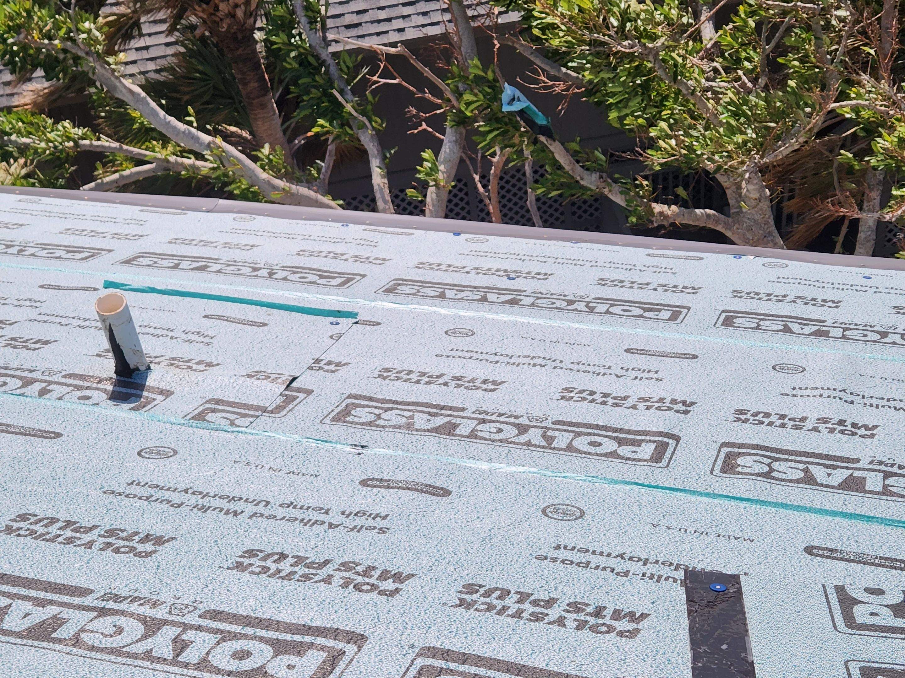 Residential Roofing Installation using Gulf Coast Metals Gulf Seam Panels by Four Peaks Roofing